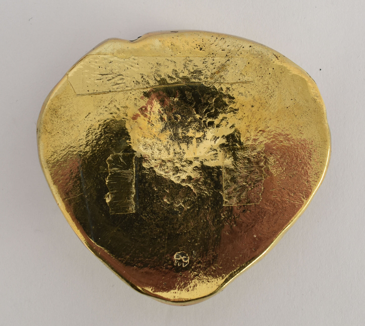 Mask of Agamemnon - King of Mycenae - Commander of Greeks in Trojan War - Paperweight - pure bronze statue