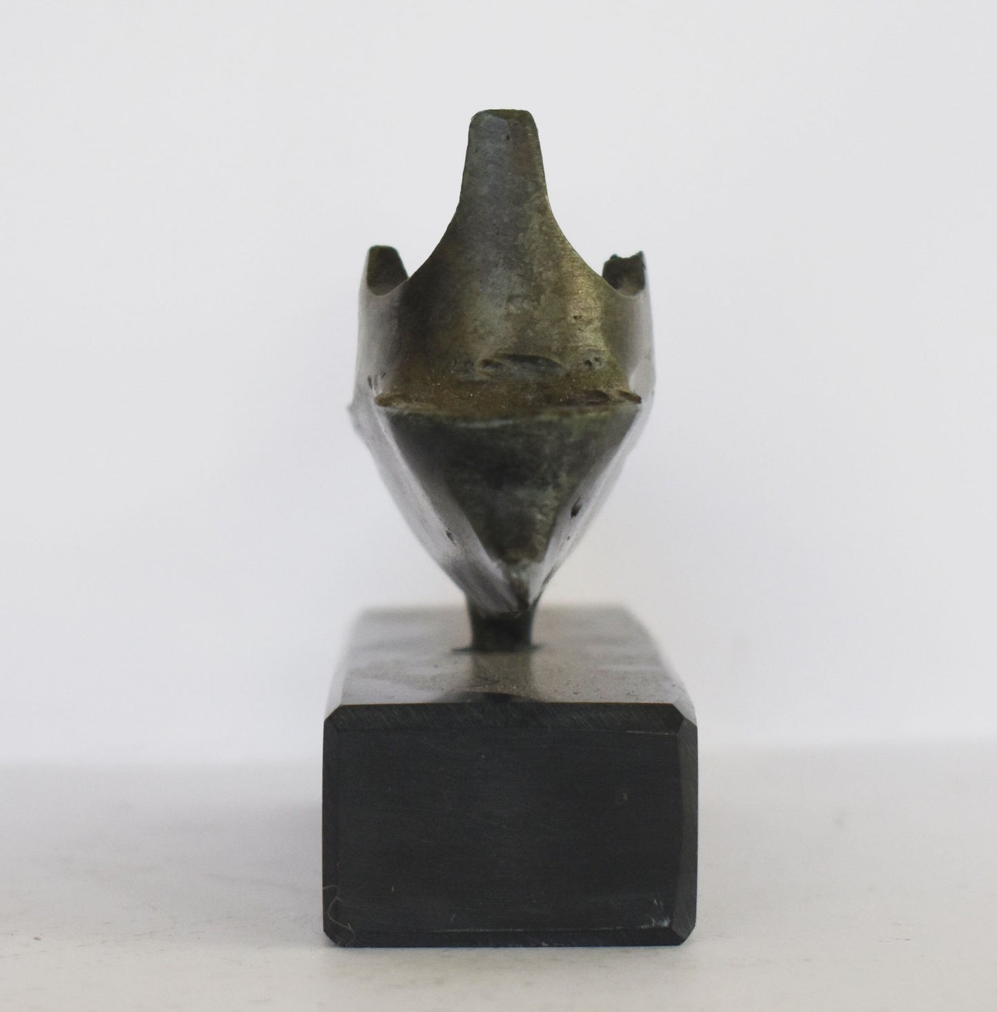 Bronze oil lamp - ship design - ancient Greek reproduction artifact