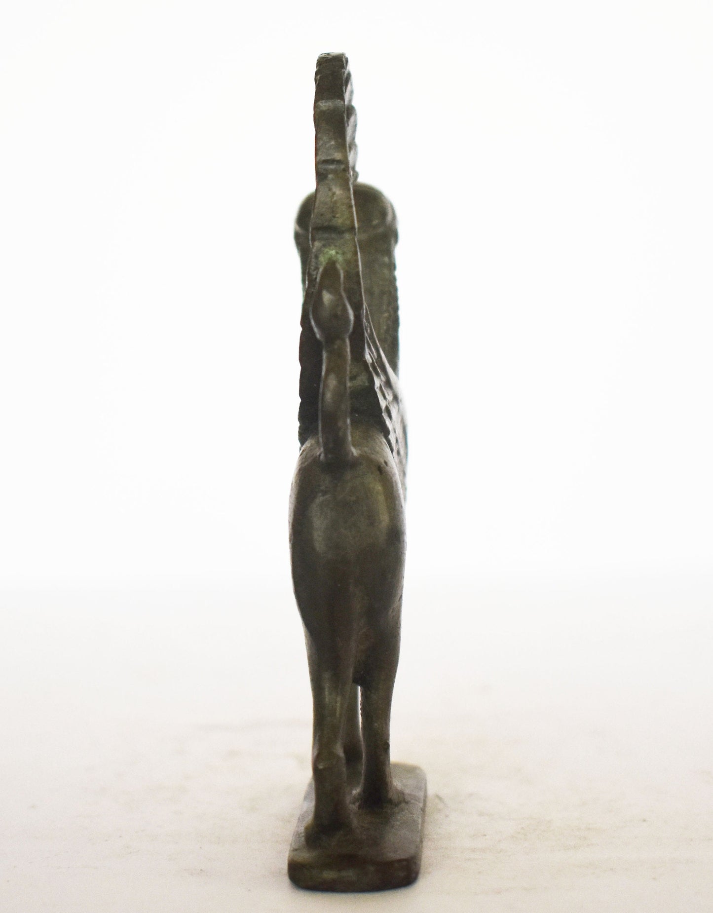 Sphinx sculpture - ancient Greek reproduction - pure bronze statue