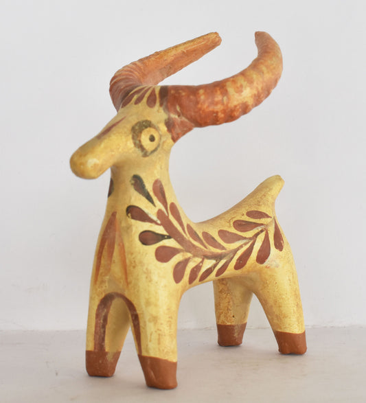 Animal Goat - Mycenaean Idol - 1100 BC - Symbol of New Opportunities - Museum Reproduction - Ceramic Artifact