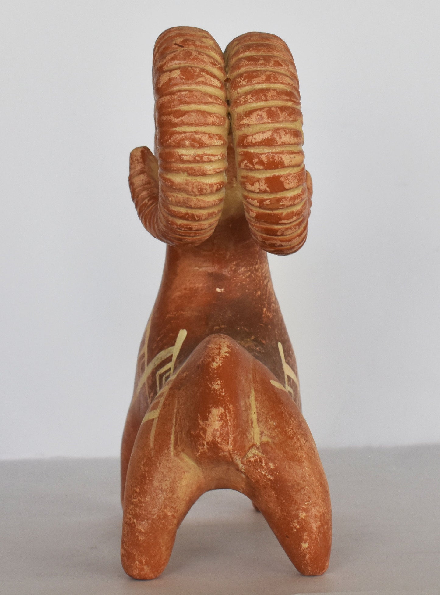 Animal Ram - Mycenaean Idol - 1100 BC - Symbol of Determination, Action and Leadership - Museum Reproduction - Ceramic Artifact