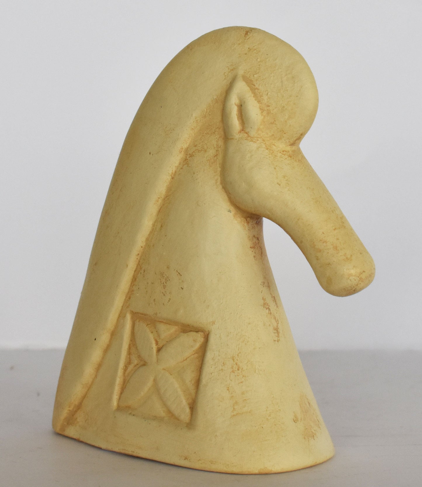 Head of a Horse - Athens, Attica - 500 BC - Symbol of Courage, Integrity, Power - Miniature - Museum Reproduction - Ceramic Artifact