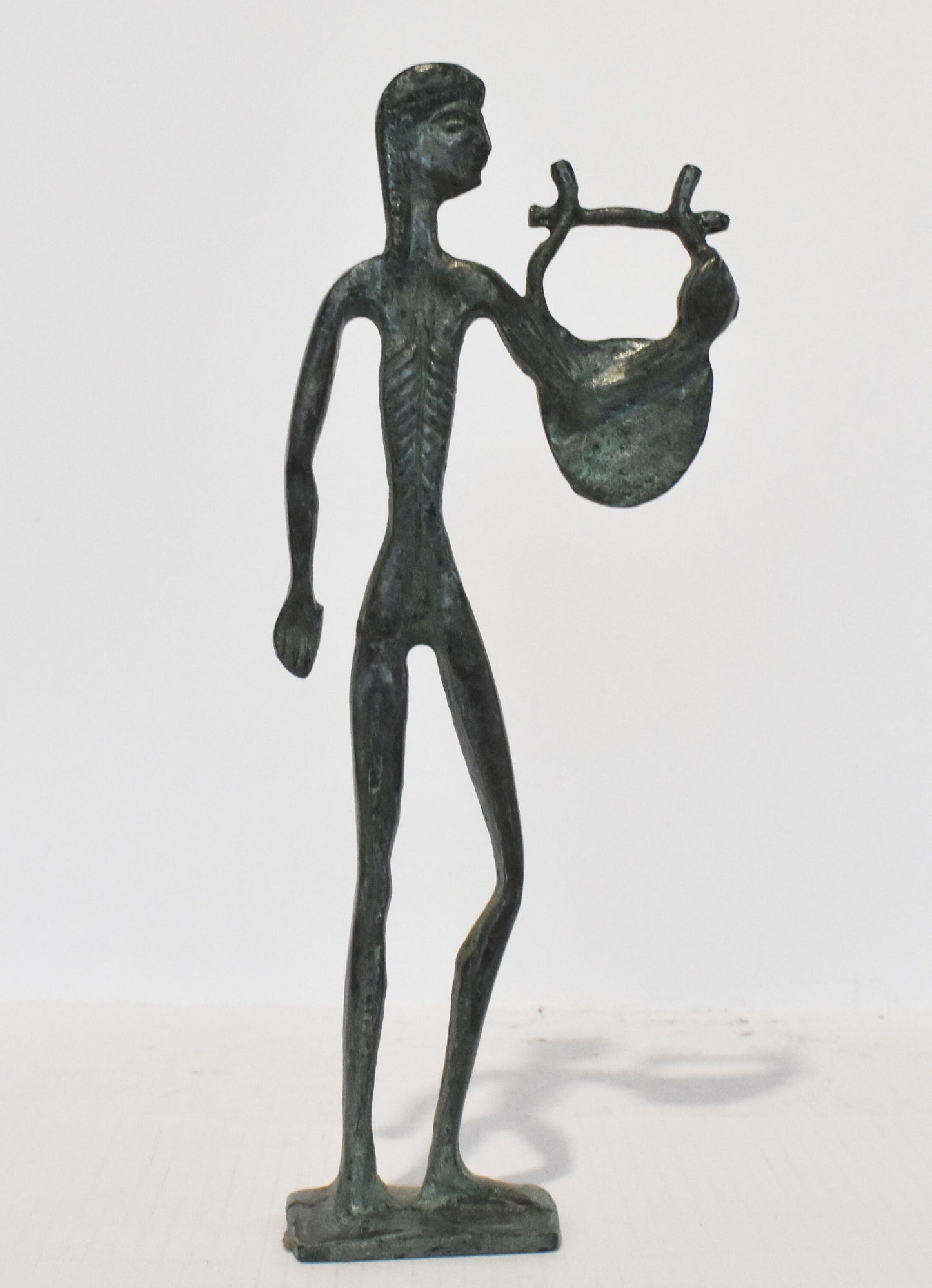 Apollo - Greek Roman God of music, healing, light, prophecy and enlightenment - Greek Mythology - pure bronze statue