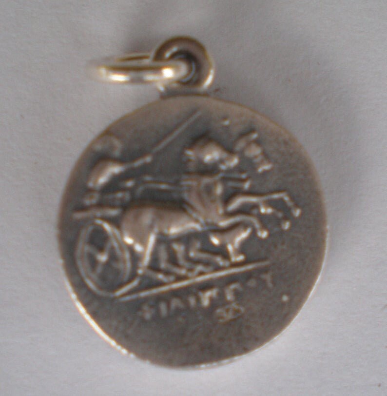 Apollo - Greek Roman God of Light, Healing, Music - Philip II of Macedon - Coin Pendant - 925 Sterling Silver