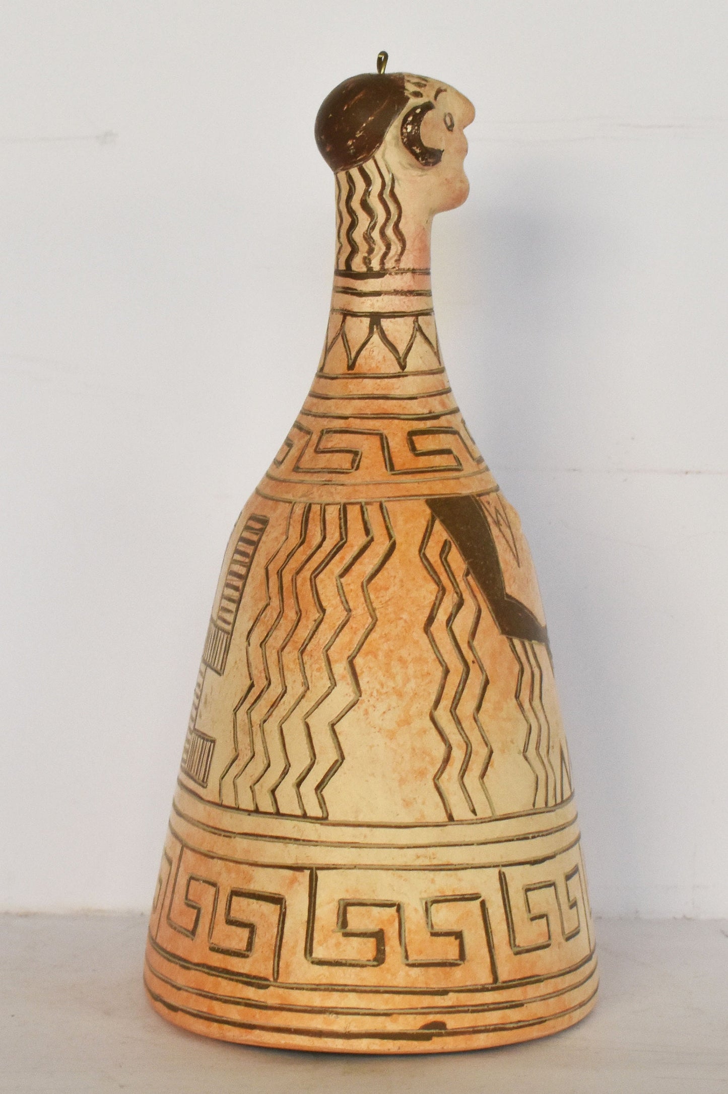 Bell-shaped Female Figurine - 600 BC - Boeotian - Archaeological Museum of Thiva - Reproduction - Ceramic Artifact