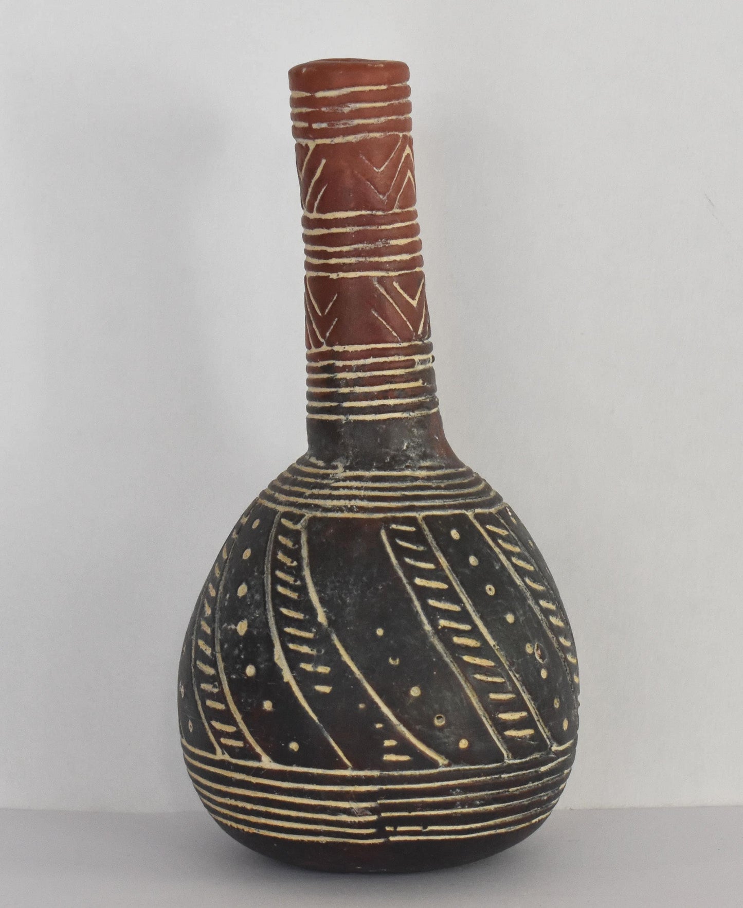 Jug with Long Cylindrical Neck - 2000-1850 BC - Nicosia Museum- Reproduction - Ceramic Artifact