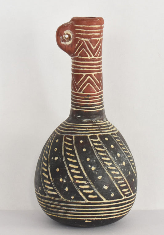 Jug with Long Cylindrical Neck - 2000-1850 BC - Nicosia Museum- Reproduction - Ceramic Artifact