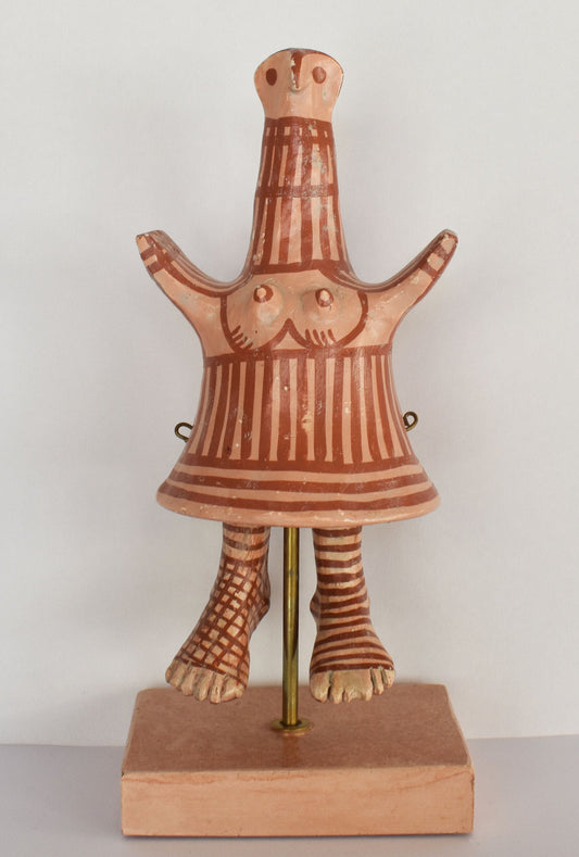 Bell-shaped Female Figurine - 700 BC - Boeotian - Archaeological Museum of Athens - Reproduction - Ceramic Artifact