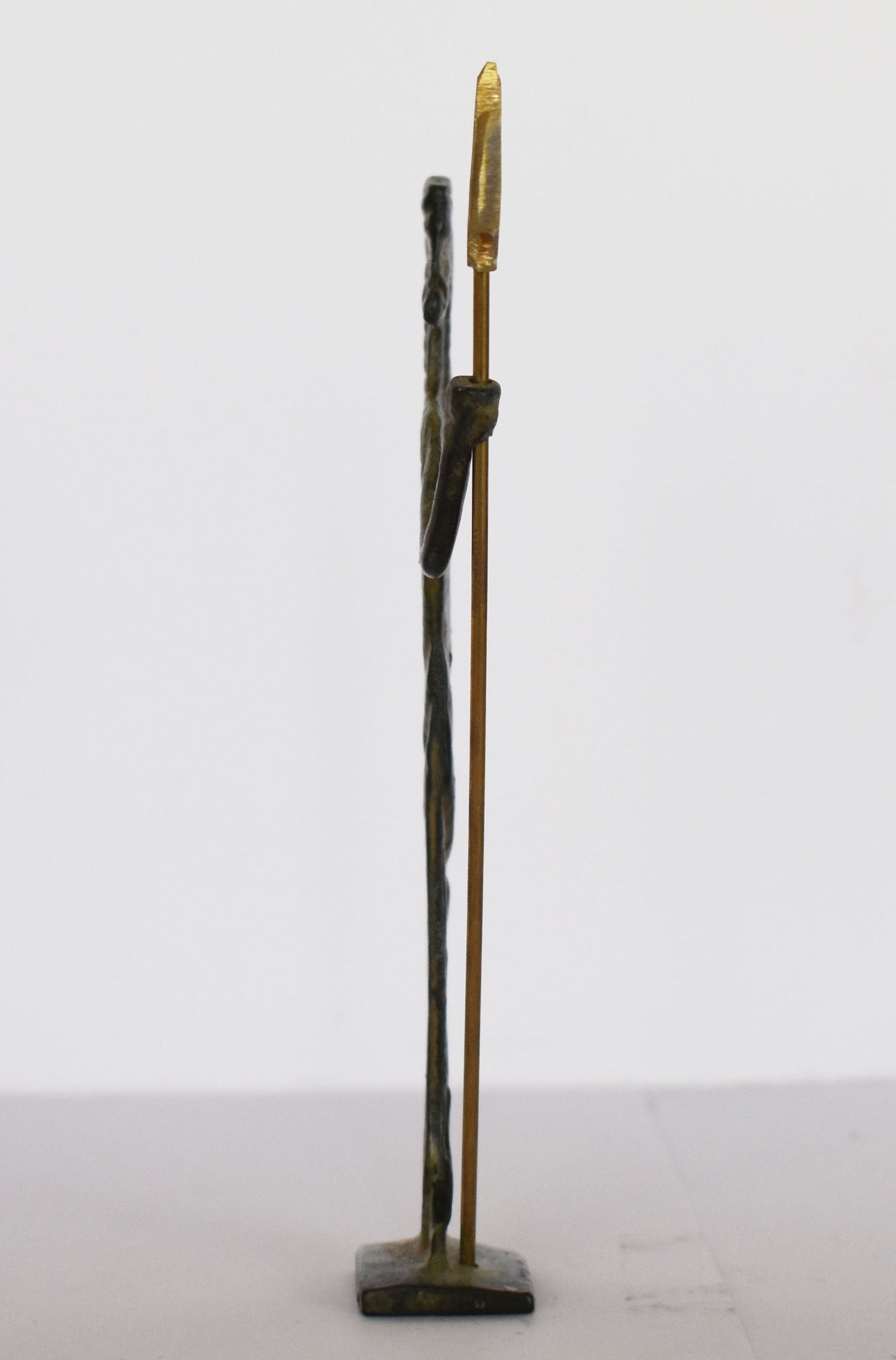 Poseidon Neptune - Greek Roman God of the sea, storms, earthquakes, horses - Greek Mythology - son of Cronos and Rhea - pure bronze statue