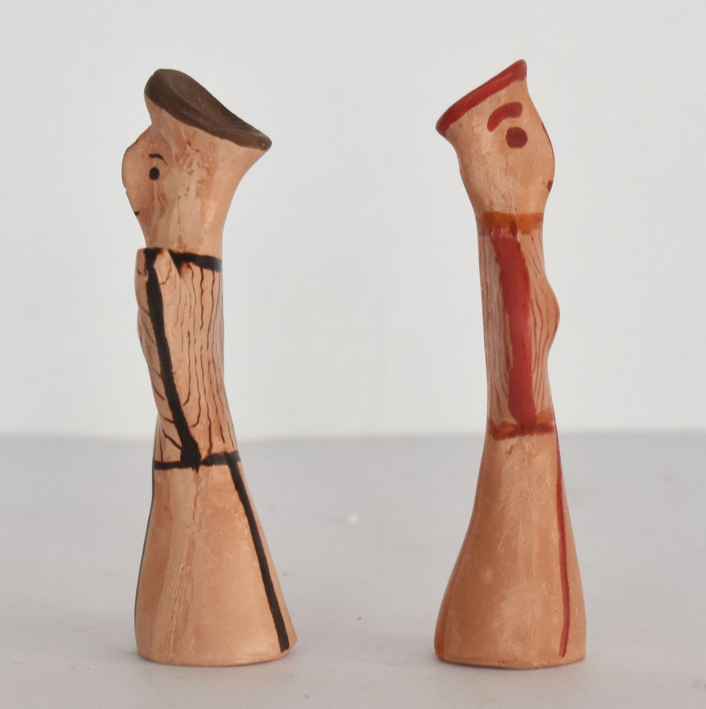 Psi and phi type figurines - Mycenaean Period - 1400 BC - Archaeological Museum of Athens - Miniatures - Reproduction - Ceramic Artifact