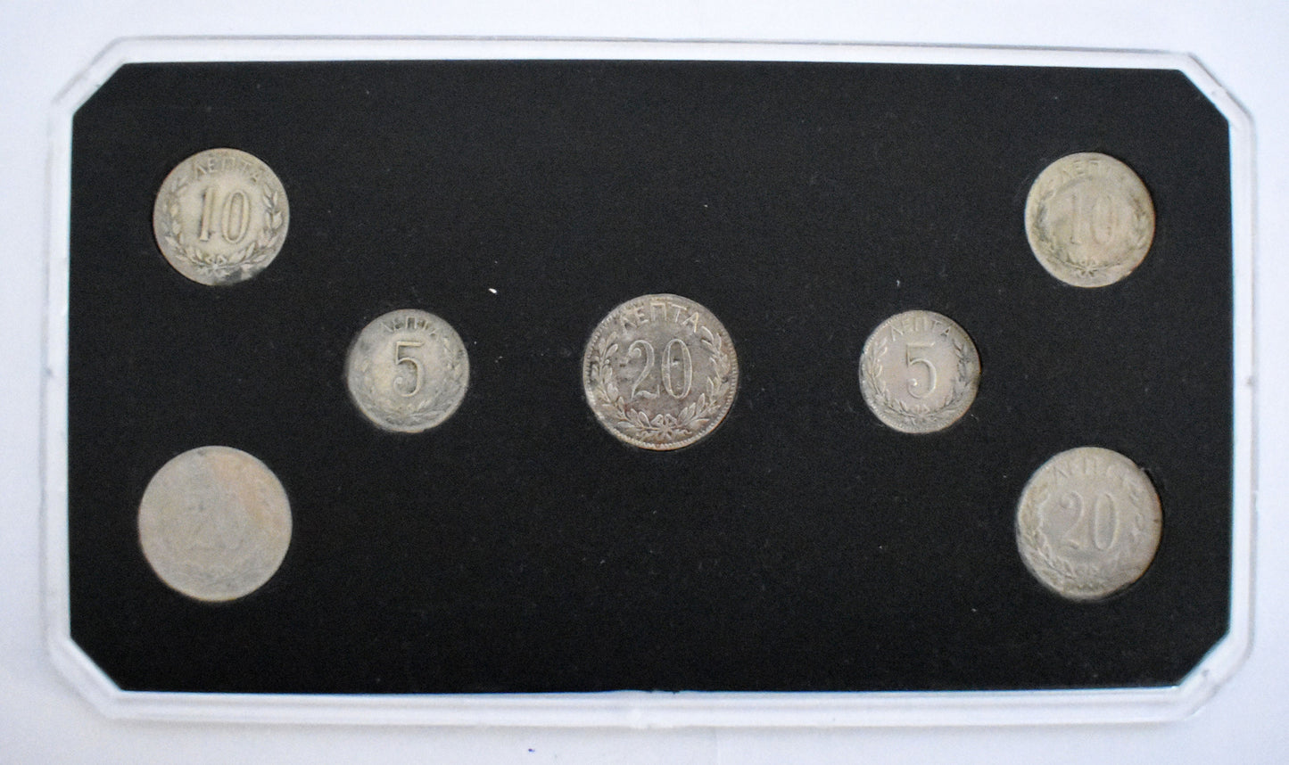 Drachmas - National Currency of Greece - Pre-Euro Coinage - Complete set of 1893 - 1894 - 1895  -  Original Coins Collection
