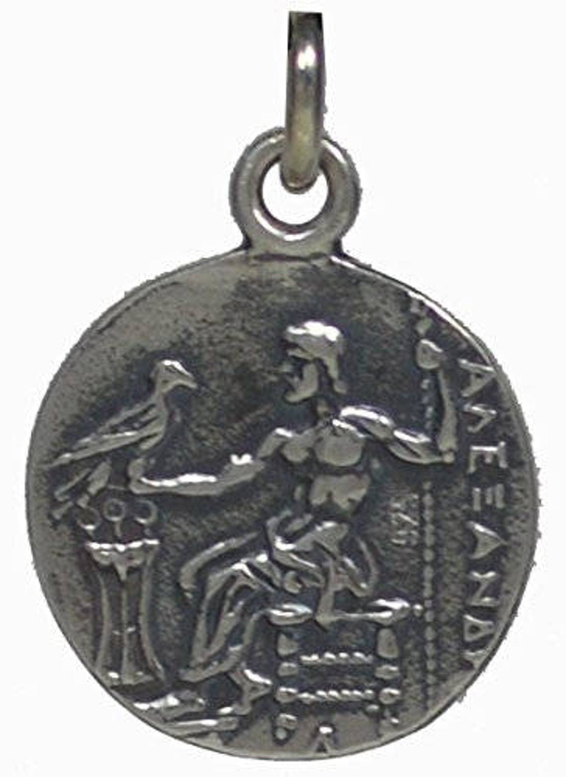 Alexander The Great, Hercules - Macedonian King - Amphipolis tetradrachm - Coin Pendant - 925 Sterling Silver