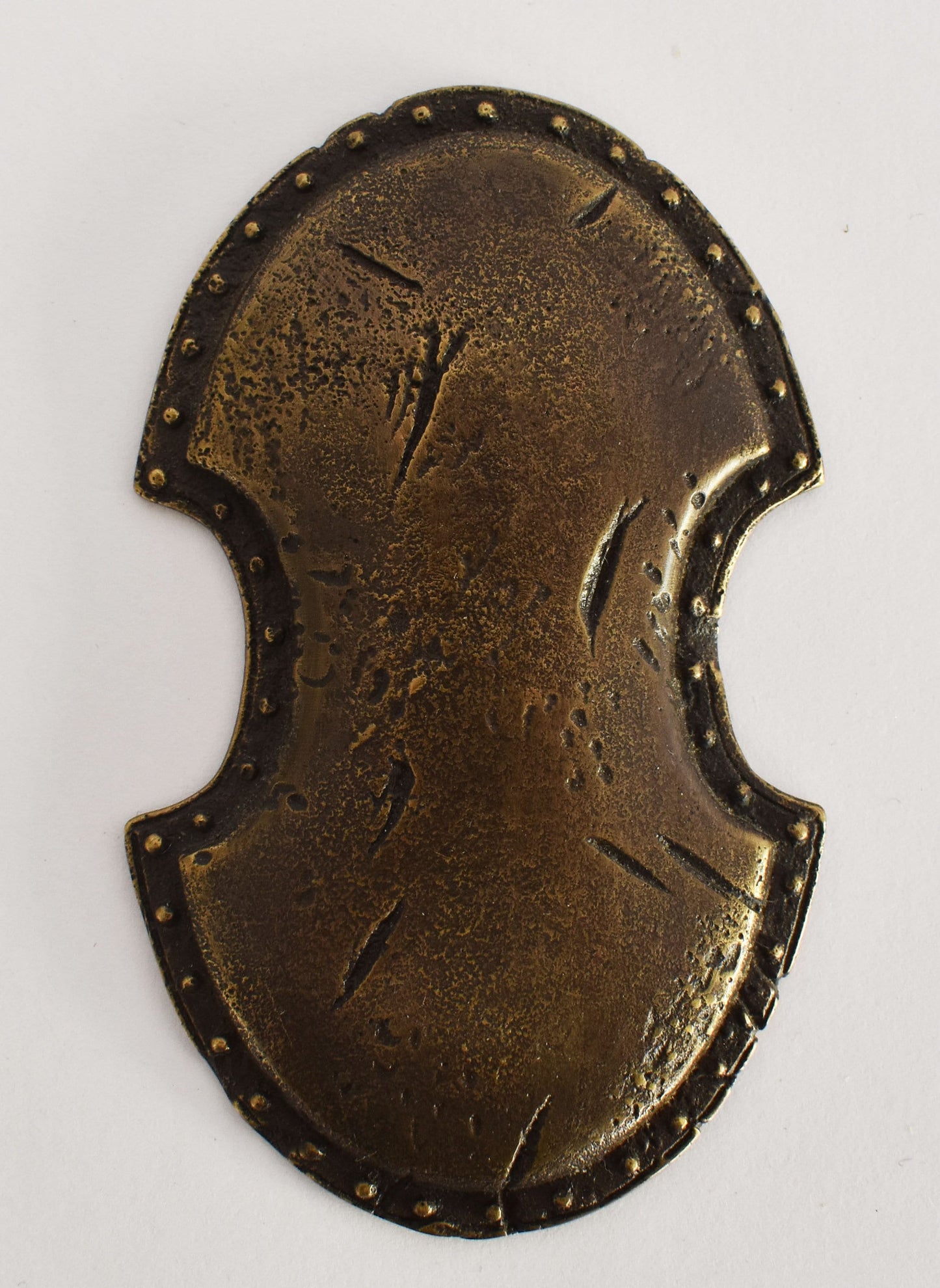 Figure of Eight Shield - Minoan and Mycenaean Aspis Type - Ancient Greece - Paperweight - pure bronze statue