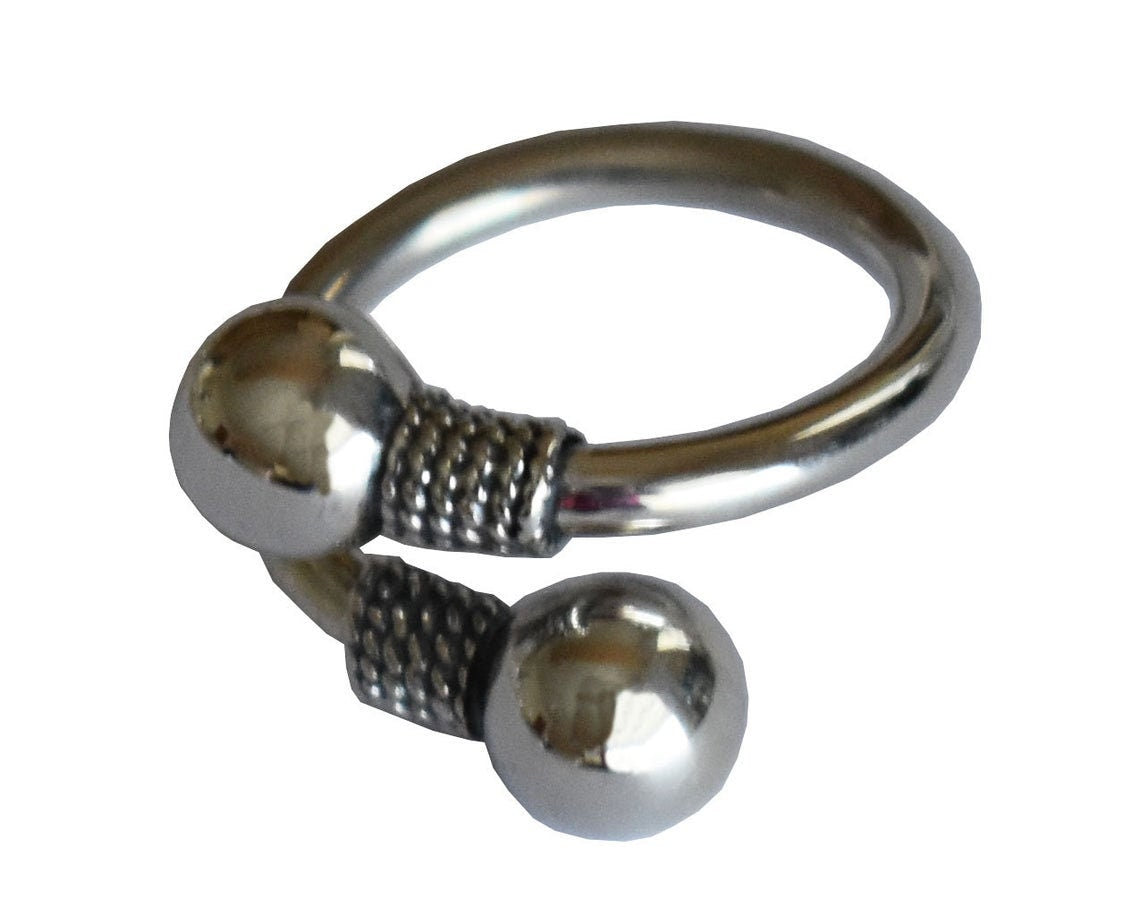 Modern Art Style - Every Day Proposal - Solid - Ring - Size Between Us 6 to 9 - 925 Sterling Silver