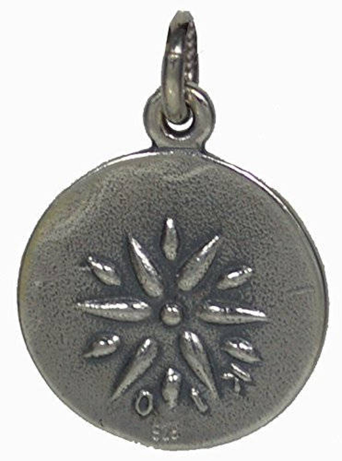Apollo - Greek Roman God of Archery, Music,Prophecy, Healing, Sun, Light - Vergina Sun - Rayed Solar Symbol - Pendant - 925 Sterling Silver