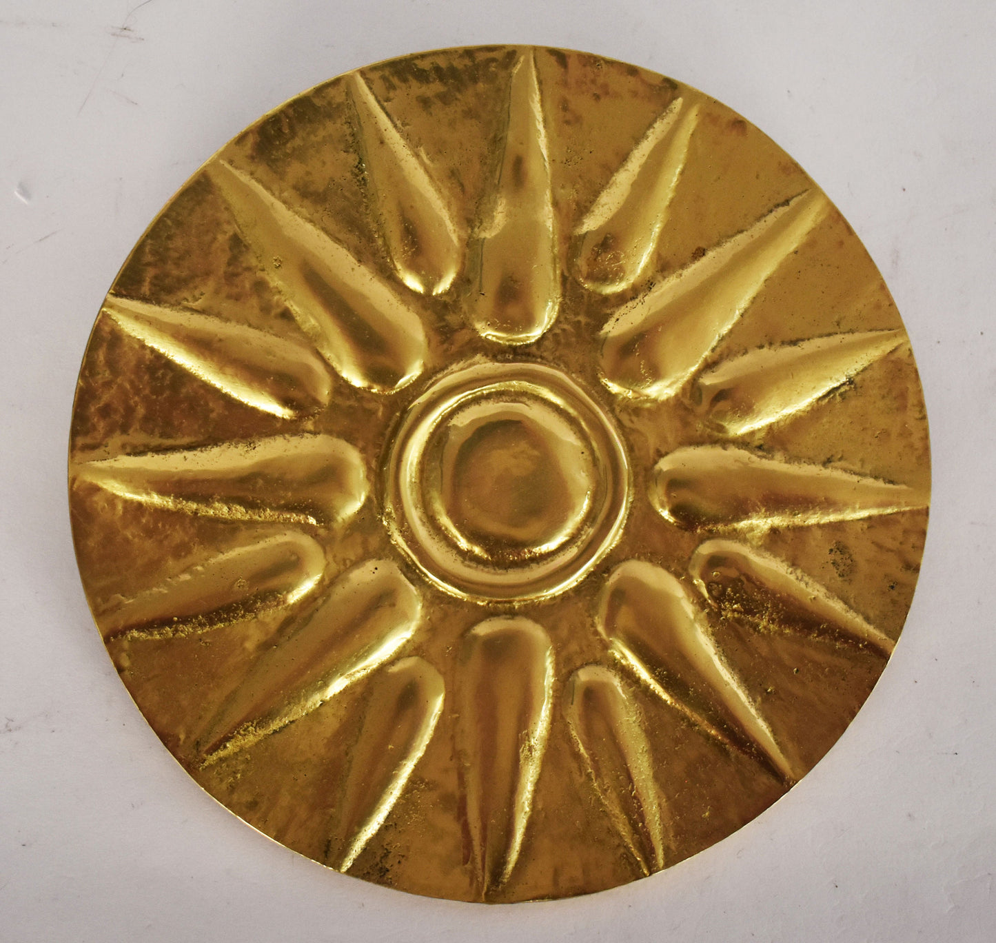 Vergina Sun - Royal Macedonian Symbol - Ancient Greece - Wall Decoration - pure bronze statue