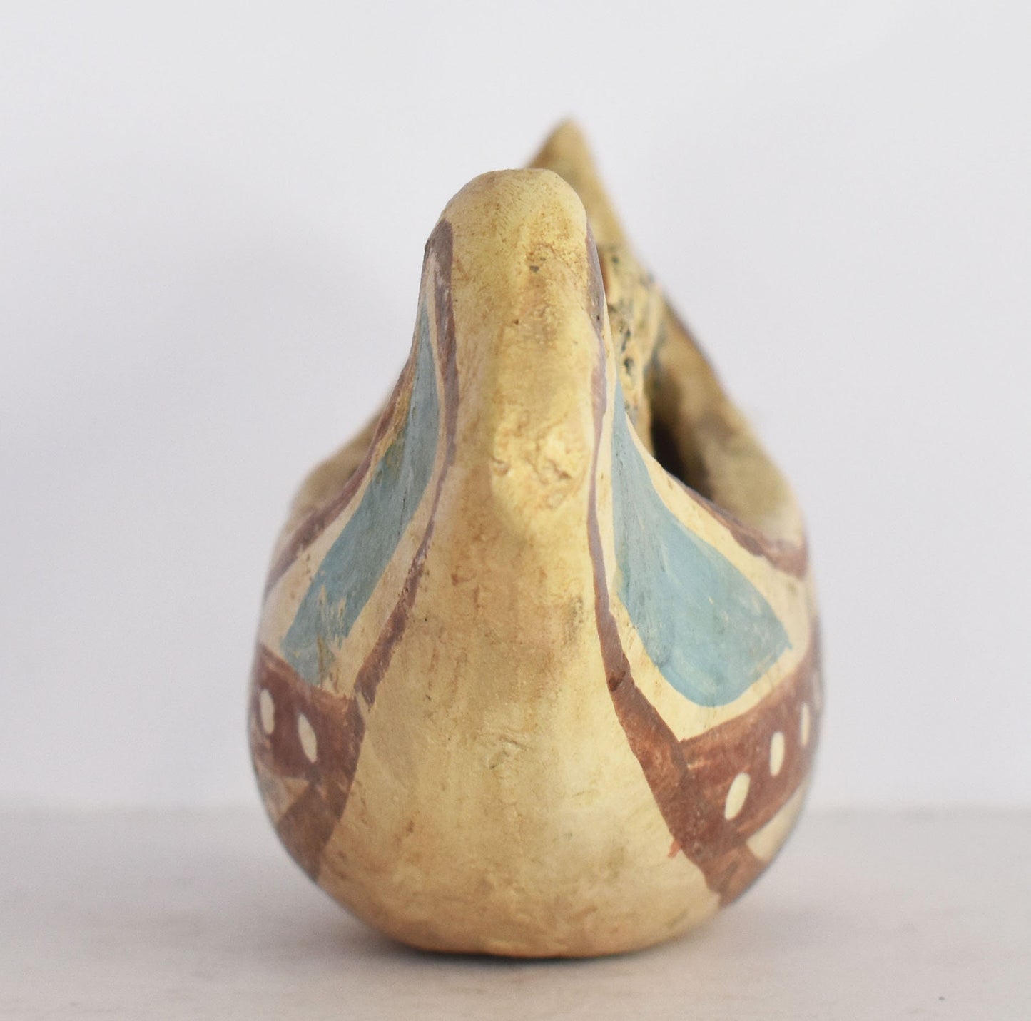 Clay Boat Model with Three Rowers - Cyprus - ca 1100 BC - Museum Reproduction - Ceramic Artifact