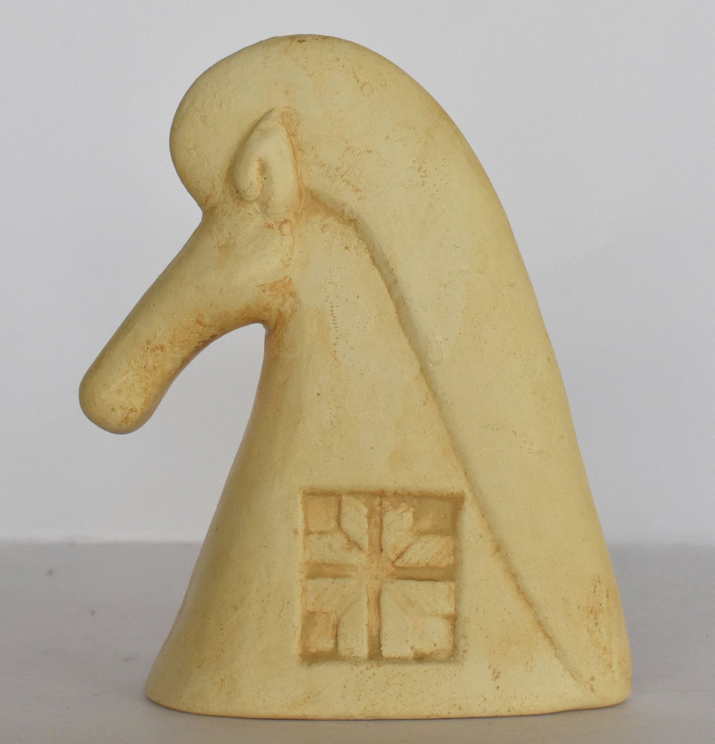 Head of a Horse - Athens, Attica - 500 BC - Symbol of Courage, Integrity, Power - Miniature - Museum Reproduction - Ceramic Artifact