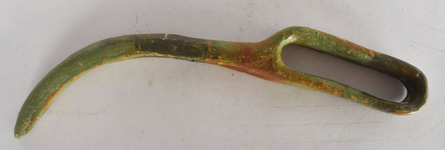 Strigil - Ancient Athlete's Equipment - Dust, Sweat and Oil Remover - Olympia Museum - Reproduction - Ceramic Artifact