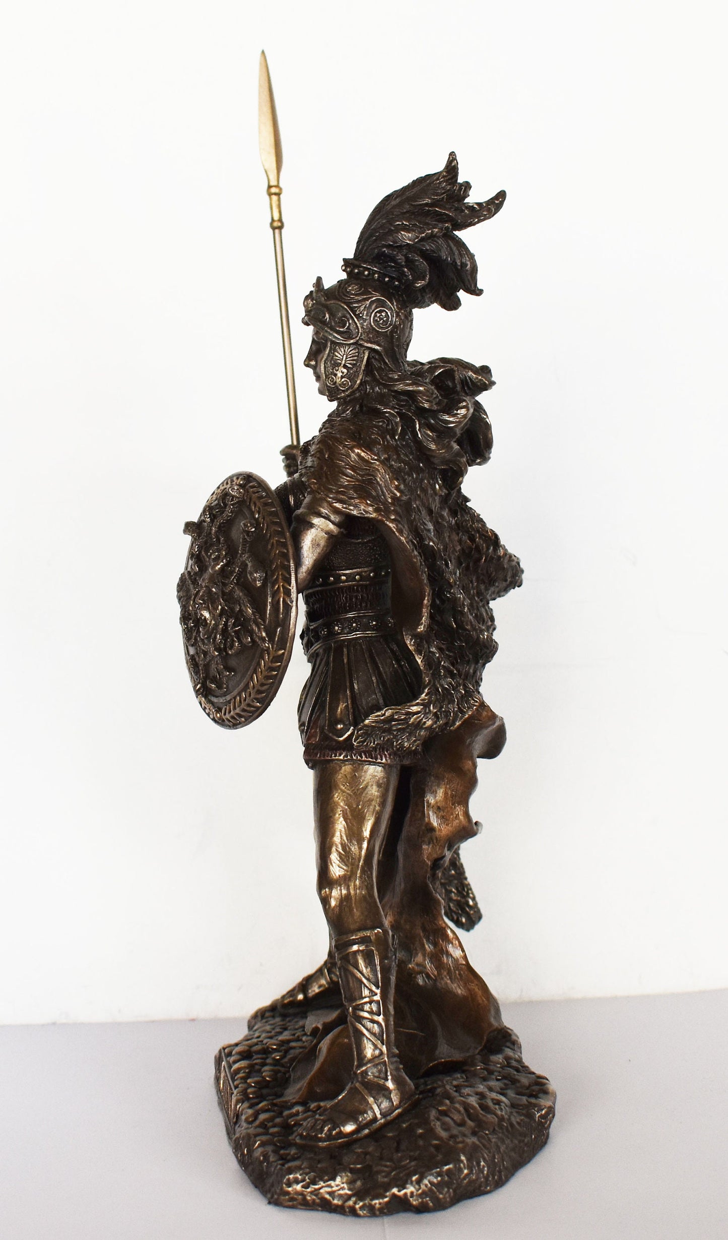 Athena Minerva - Greek Roman goddes of Wisdom, Strength, Strategy, Courage, Inspiration, Arts, Crafts, and Skill - Cold Cast Bronze Resin