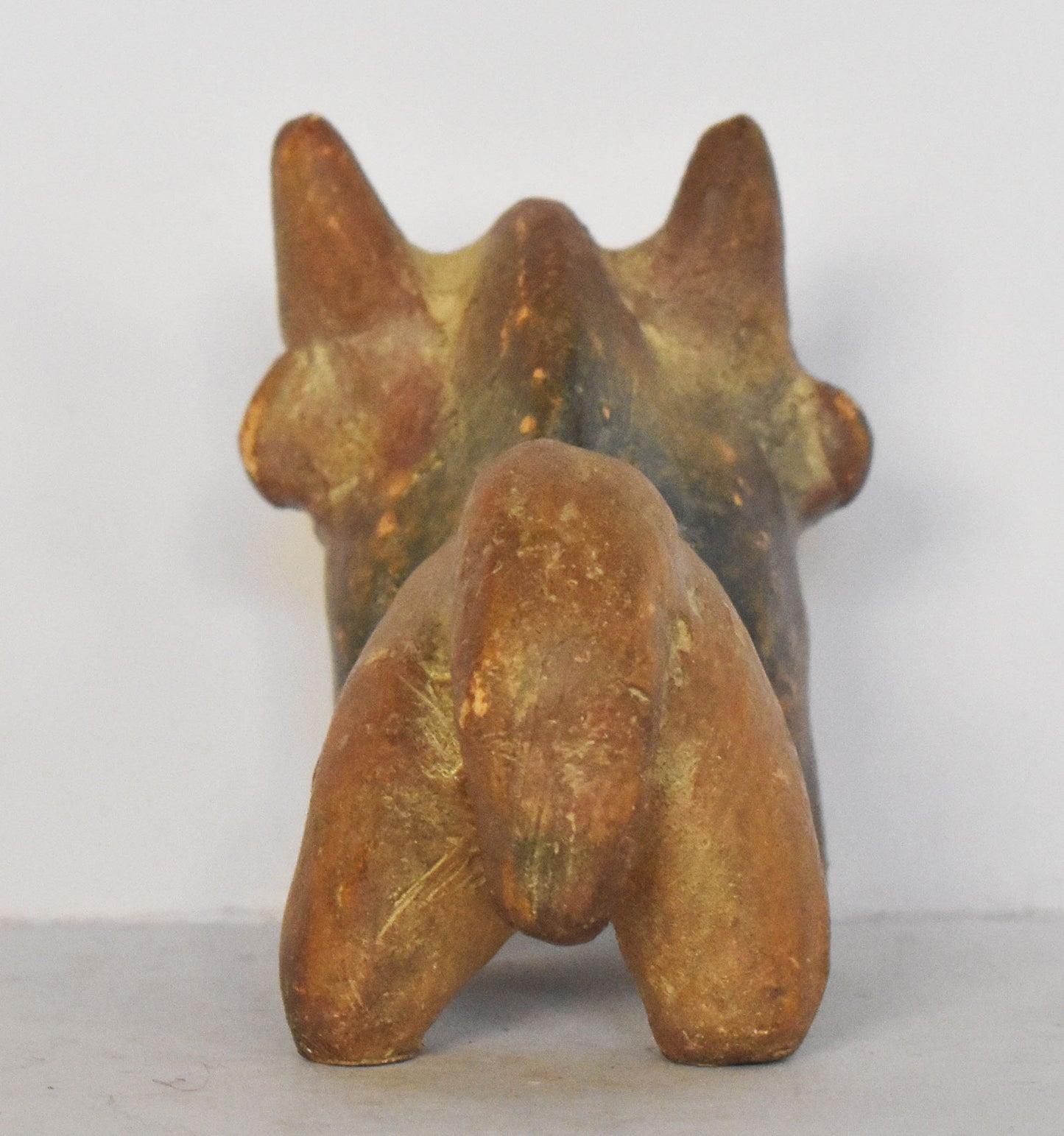 Ancient idol of a bull - Mycenae - 1100 BC - Symbol of Rebirth, Wealth and Abundance - Miniature - Museum Reproduction - Ceramic Artifact