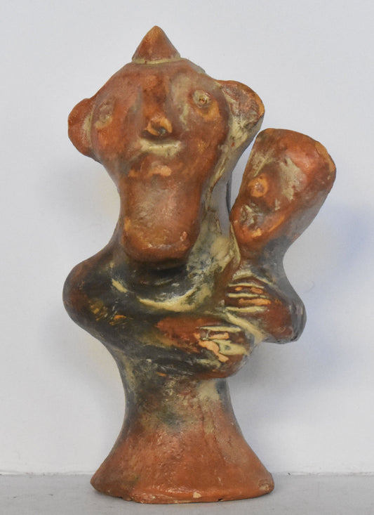 Kourotrophos Figurine - Child Nurturer - Cyprus - 1100 BC - Miniature - Museum Reproduction - Ceramic Artifact