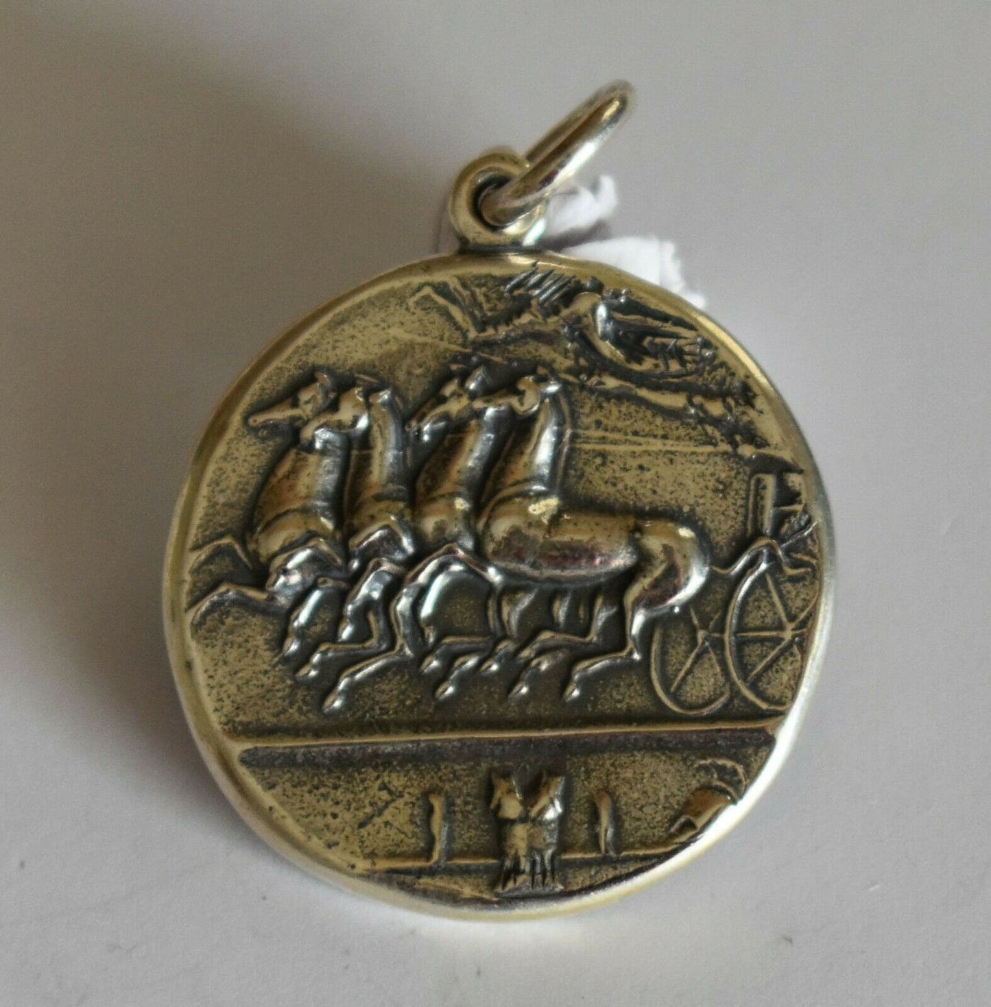 Artemis Diana - Greek Roman Goddess of the Hunt, the Wilderness, Wild Animals, the Moon, and Chastity - Coin Pendant - 925 Sterling Silver