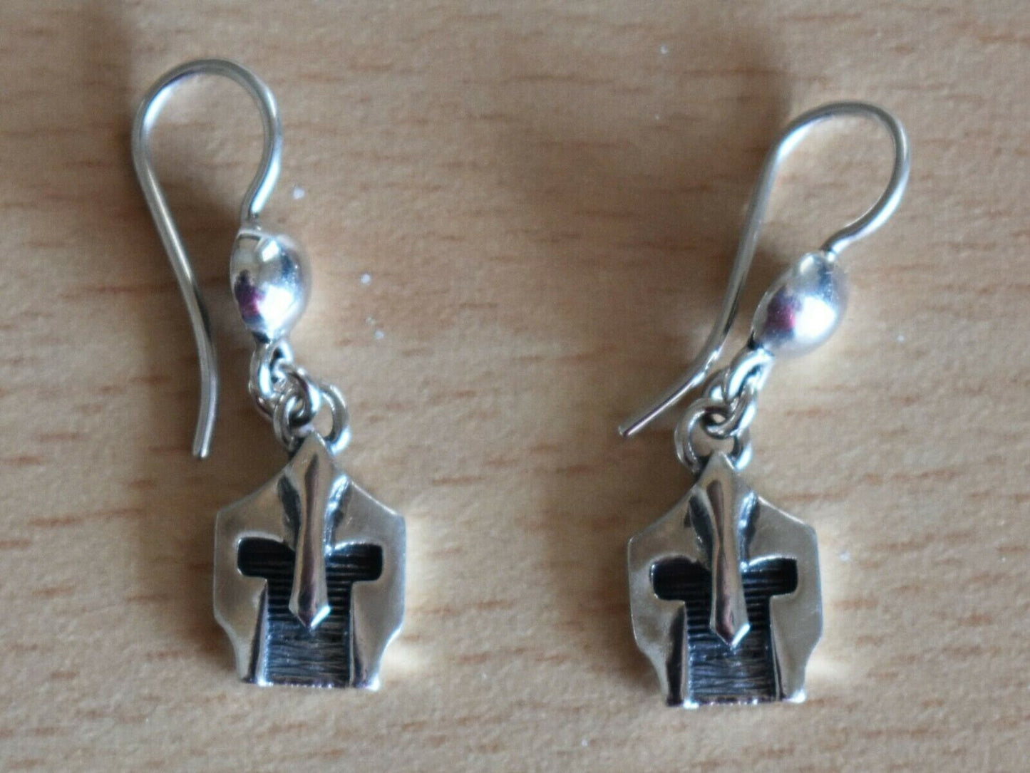 Spartan Helmet - King Leonidas - 300 Spartans - Battle of Thermopylae - 480 BC - Earrings - 925 Sterling Silver