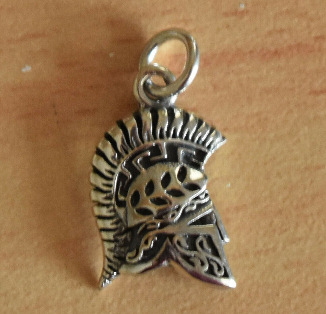 Corinthian Helmet - Ancient Greek Hoplite - Warrior - Mini Pendant - 925 Sterling Silver