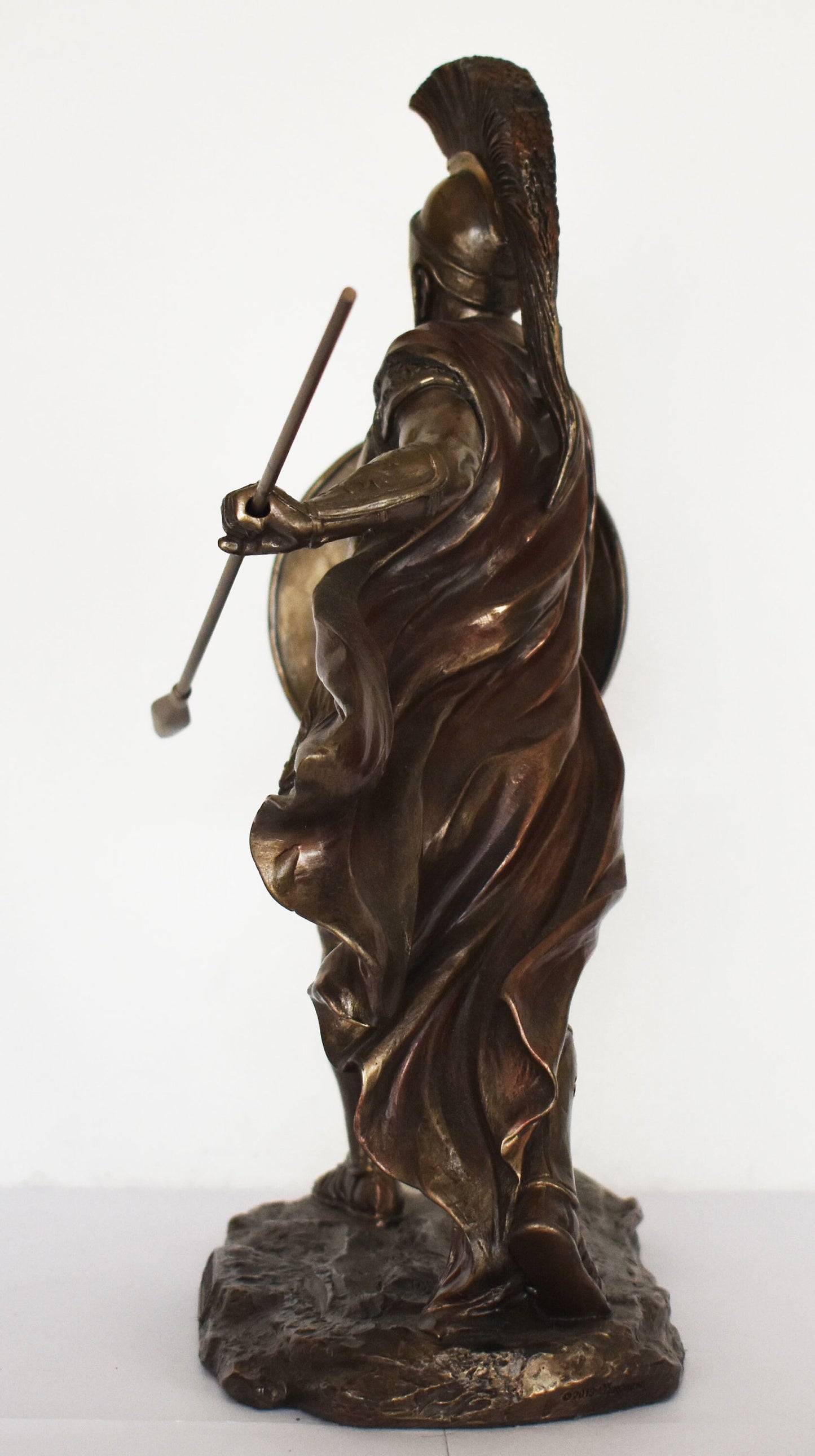 Achilles, Greek Hero - King of the Myrmidons - Son of Thetis and Peleus - Trojan War - Homer's Iliad - Cold Cast Bronze Resin