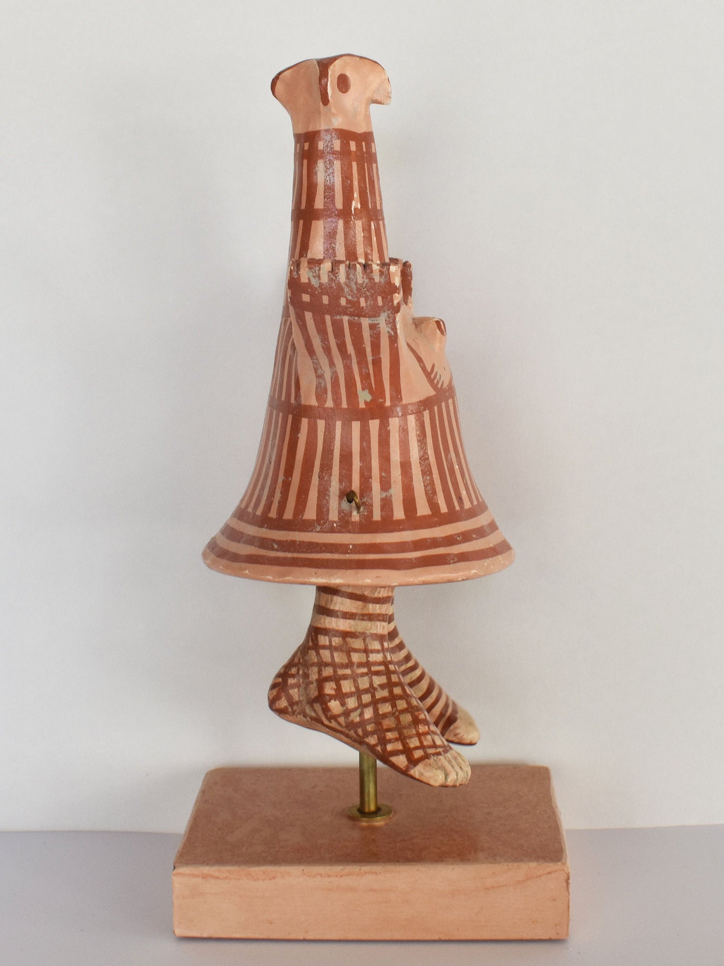 Bell-shaped Female Figurine - 700 BC - Boeotian - Archaeological Museum of Athens - Reproduction - Ceramic Artifact