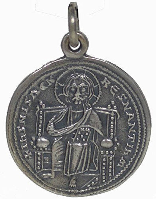 Christ enthroned - Emperor Romanus III Argyrus, 1028-1034 AD - Histamenon - Constantinople - Coin Pendant - 925 Sterling Silver