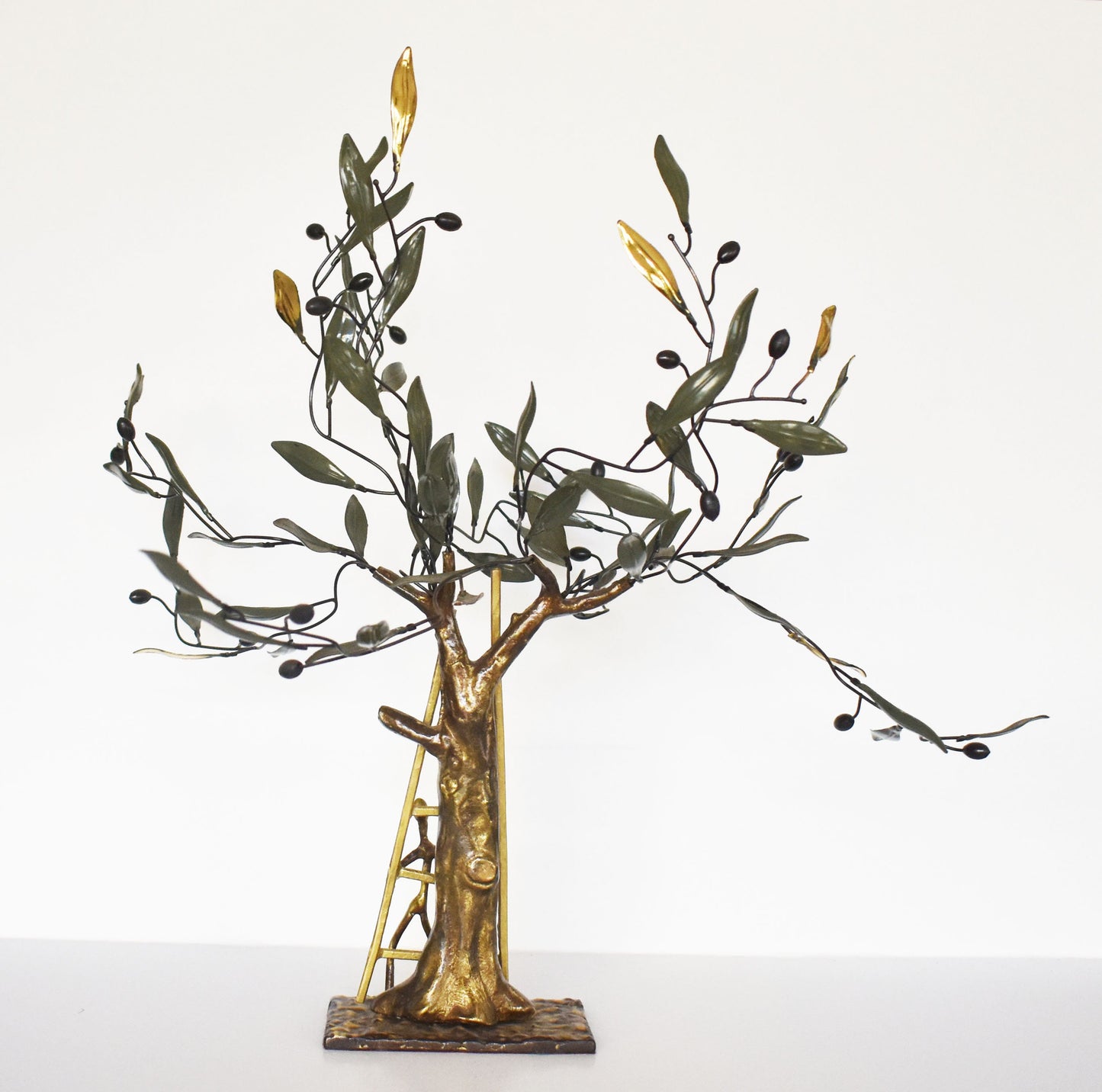 Olive Tree - Ancient Greek Symbol of Peace, Wisdom, Fertility, Prosperity, Immortality and Success - pure bronze statue