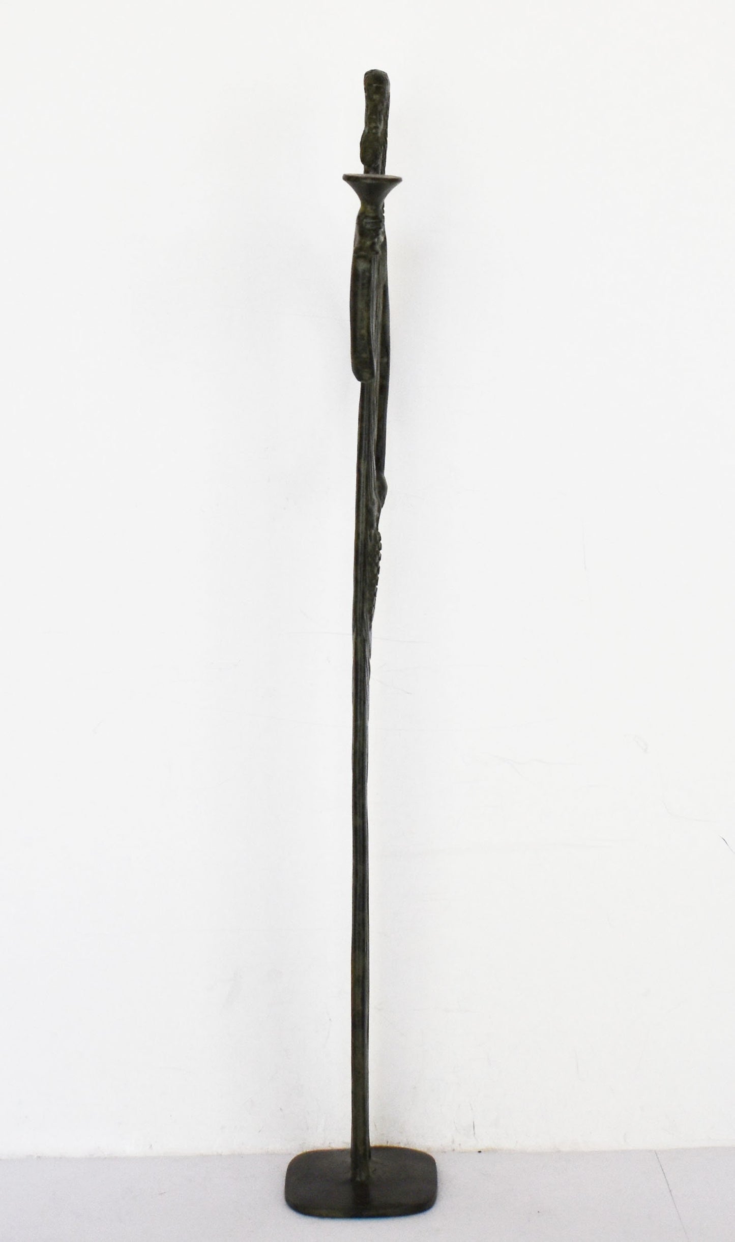 Dionysus Bacchus - Greek Roman God of Wine, Fertility, Ritual Madness, Theater and Religious Ecstasy - pure bronze statue