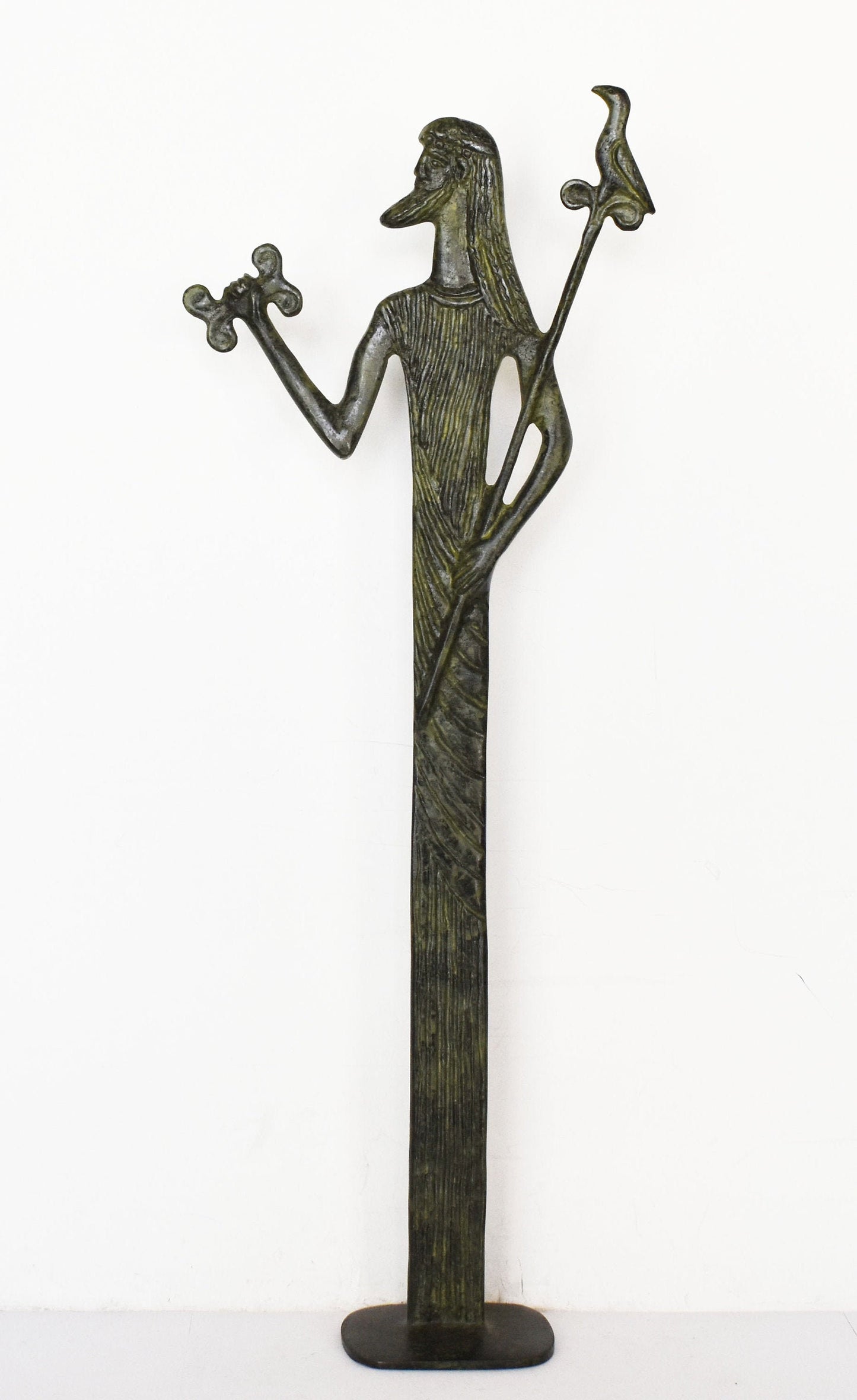 Zeus Jupiter- Greek Roman King of all Gods of Mount Olympus - Ruler of Sky, Lightning and Thunder - Greek Mythology - pure bronze statue