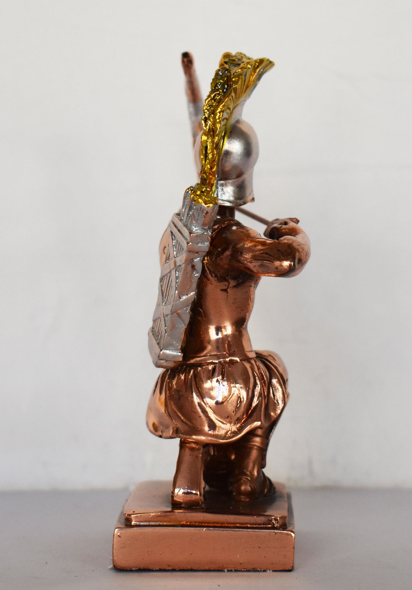 Spartan Archer - King Leonidas Warrior - 300 against Persian Army - Battle of Thermopylae - 480 BC - Copper Plated Alabaster