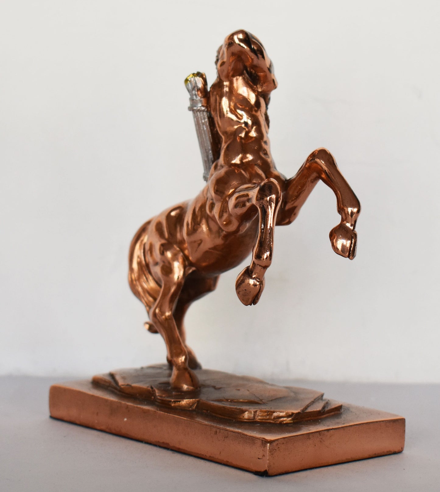 Centaur - Hybrid Creature - Half-Man, Half-Horse - Life in Tribes - Homes in Caves - Hunting Wild Animals - Copper Plated Alabaster