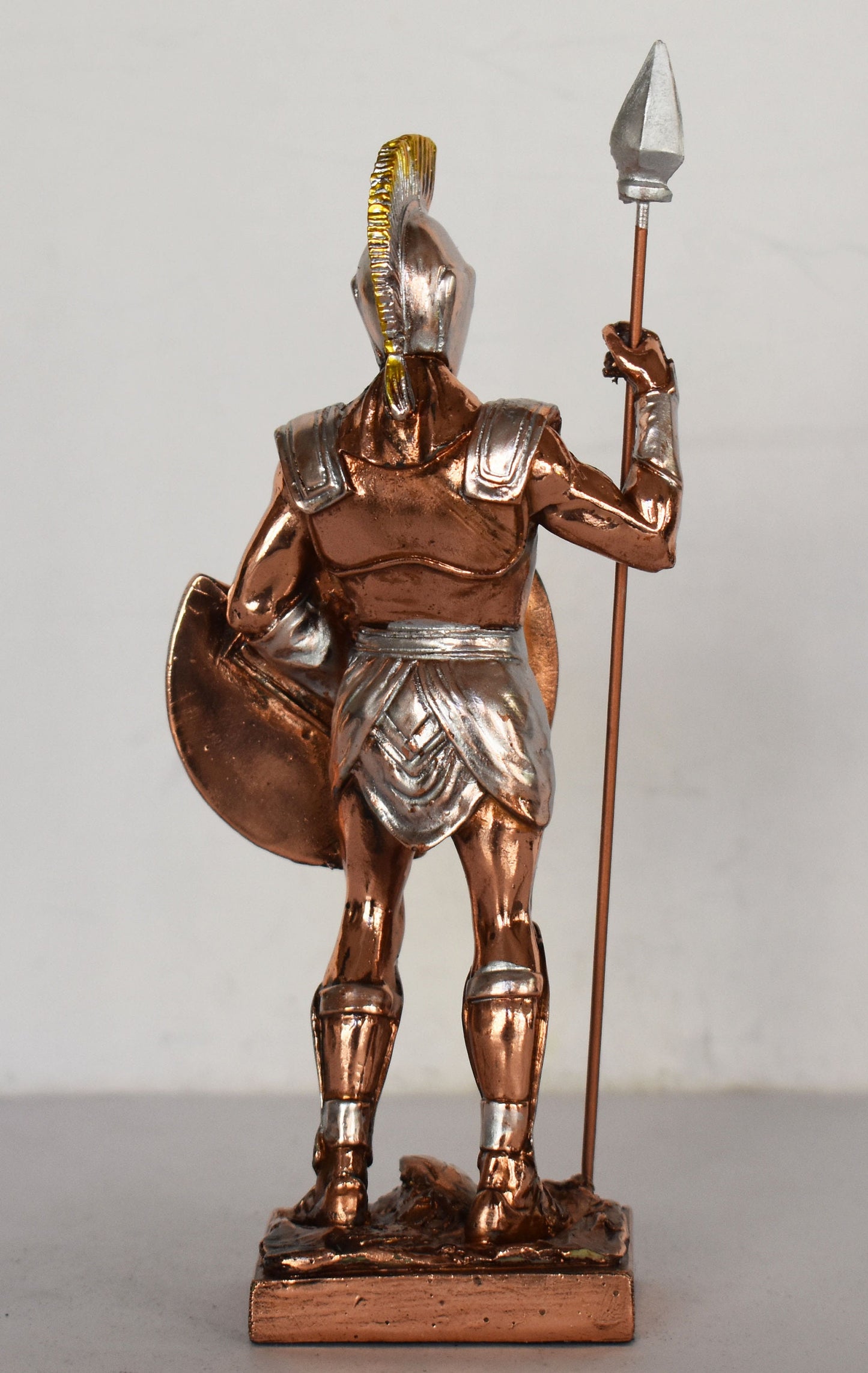 Achilles - King of Phthia - Greek Hero - Son of Thetis and Peleus - Trojan War - Homer's Iliad  - Copper Plated Alabaster