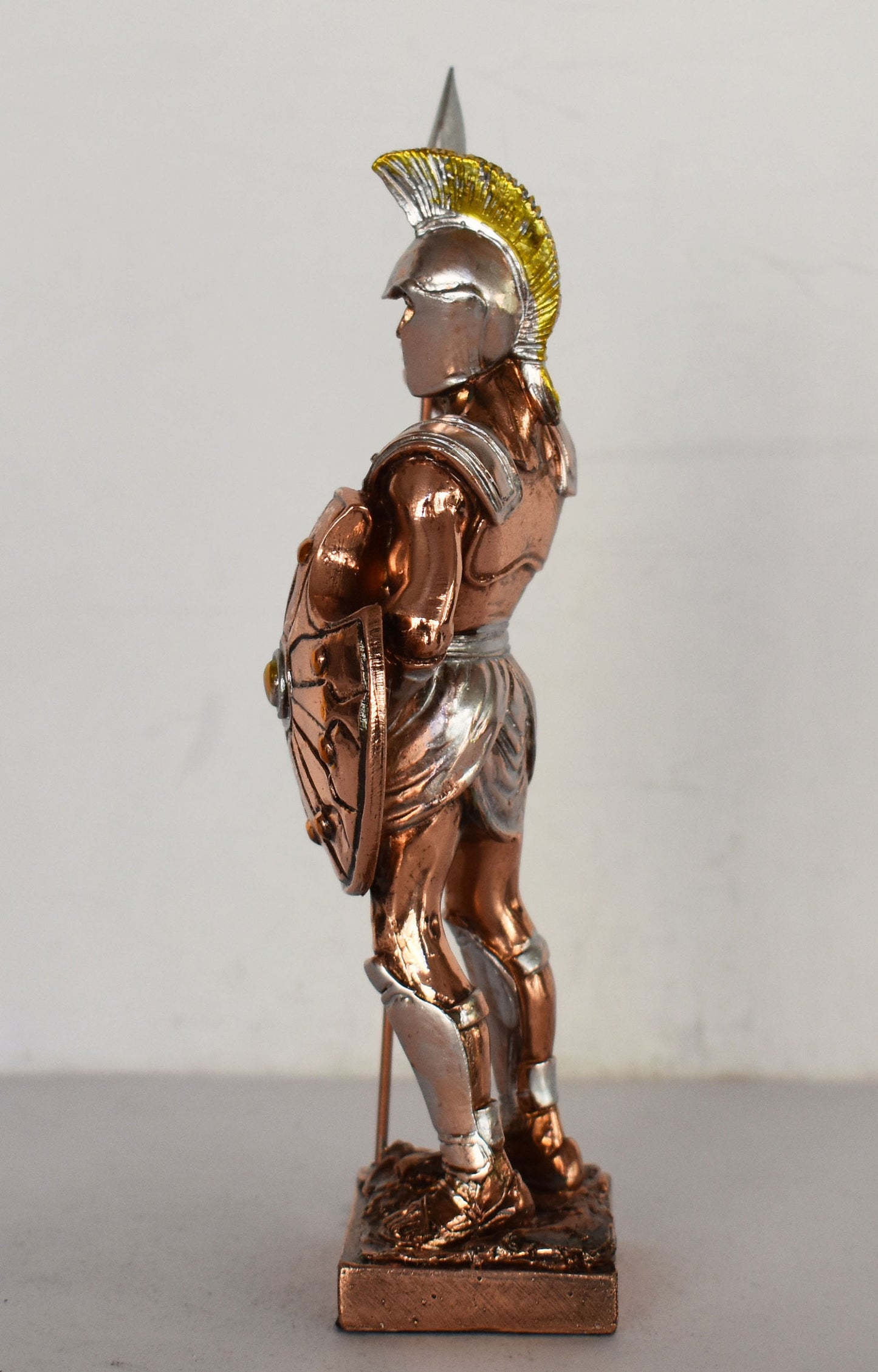 Achilles - King of Phthia - Greek Hero - Son of Thetis and Peleus - Trojan War - Homer's Iliad  - Copper Plated Alabaster