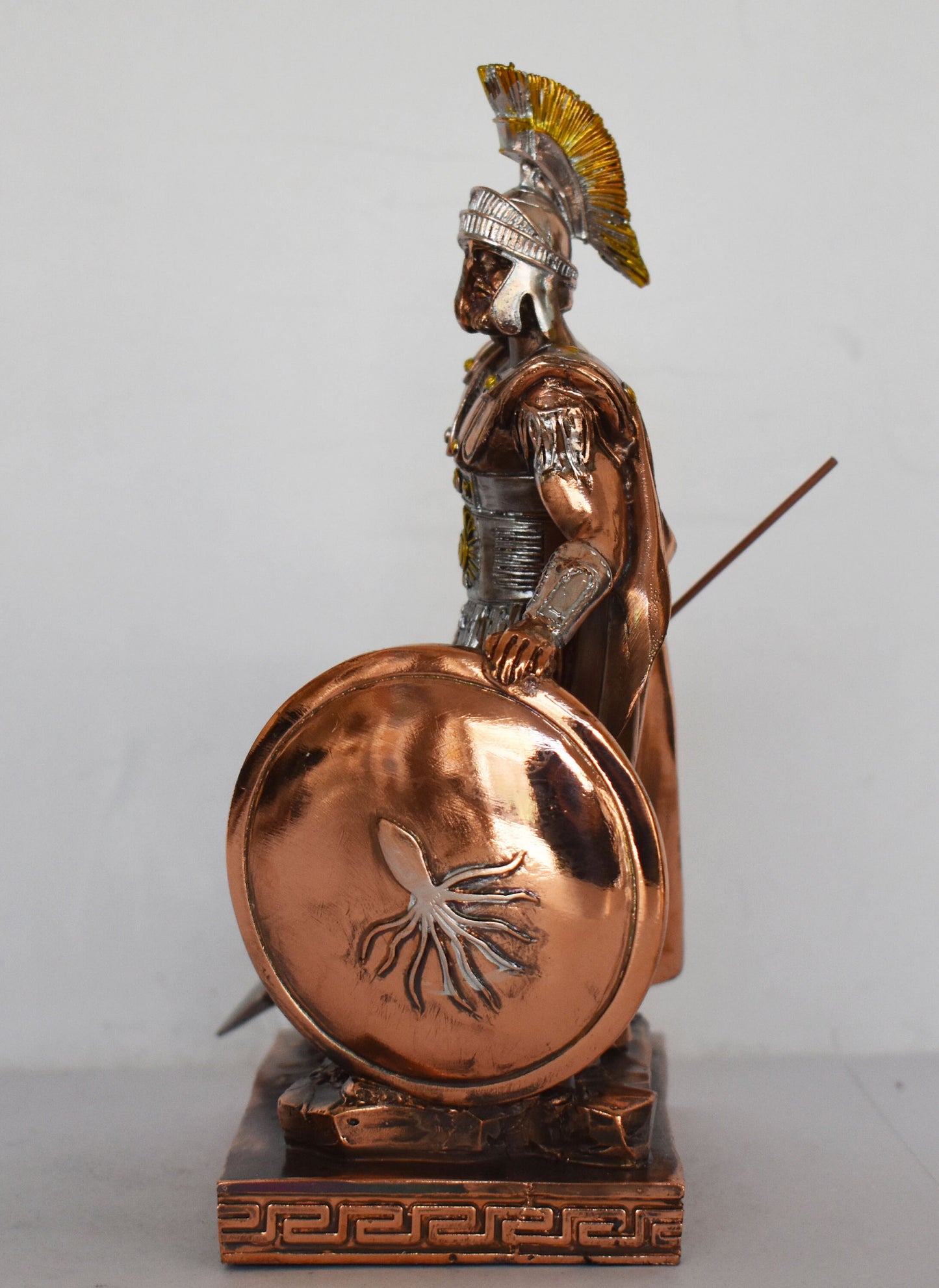 Odysseus -  King of Ithaca - Hero of Homer's Iliad, Odyssey - Intellectual Brilliance, Guile and Versatility - Copper Plated Alabaster