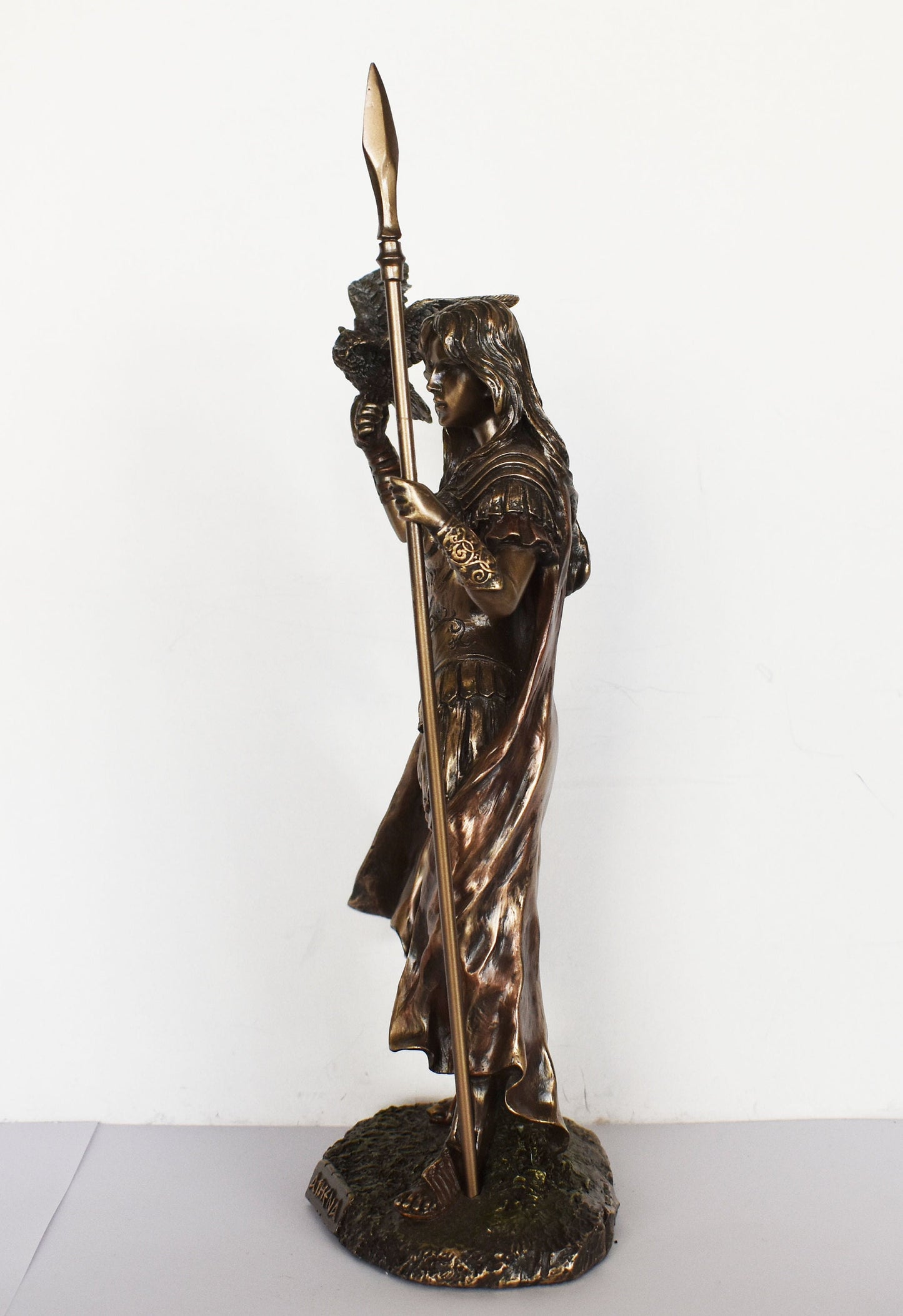Athena Minerva - Greek Roman goddes of Wisdom, Strength, Strategy, Courage, Inspiration, Arts, Crafts - Cold Cast Bronze Resin