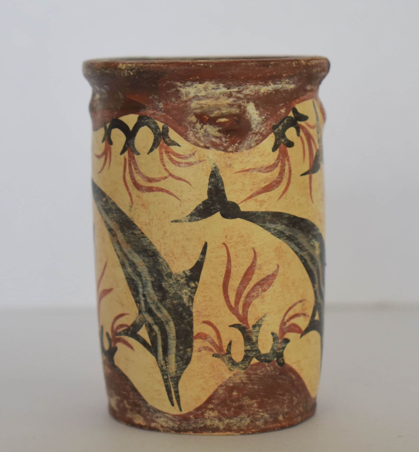 Vessel with Dolphins - Minoan - 1800 BC - Knossos Palace - Crete - Miniature - Ceramic Vase