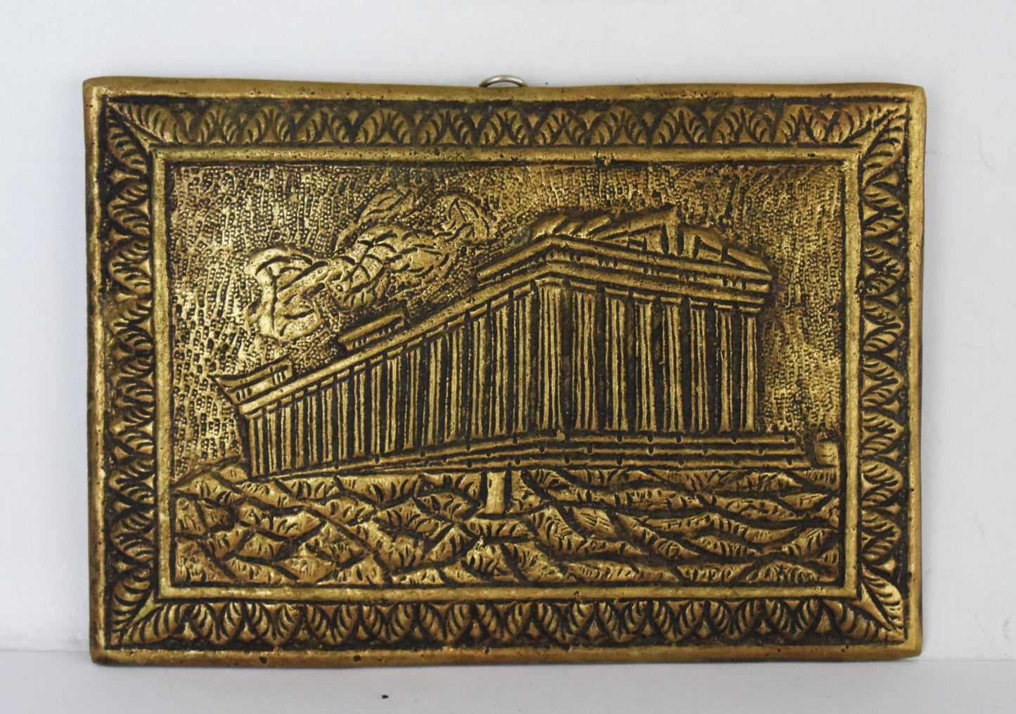 Parthenon Temple - Dedicated by the Athenians to Athena Parthenos, the Patron of their City - Wall Decoration- pure bronze statue