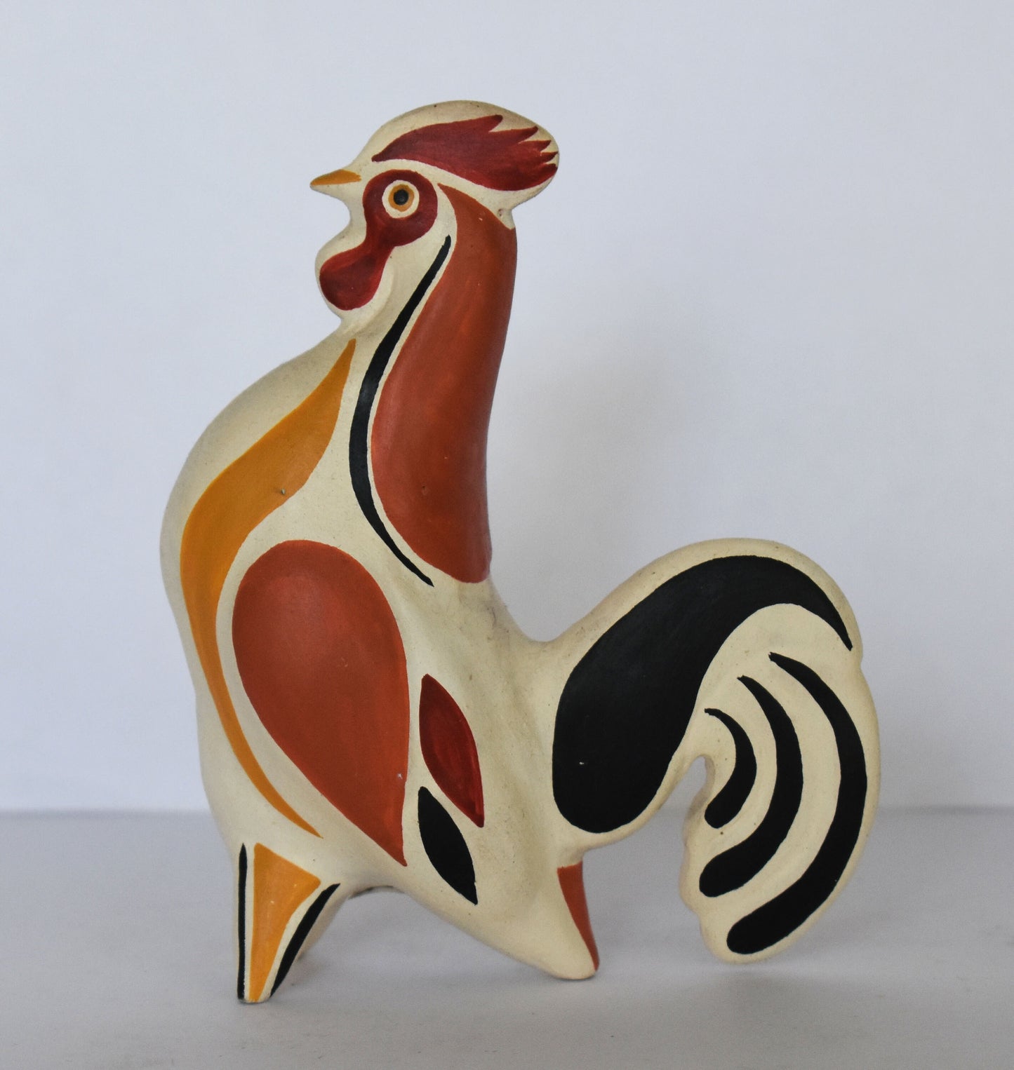 Idol of a Rooster - Attica, Athens - 600 BC - Alectryon's Myth - Miniature - Museum Reproduction - Ceramic Artifact