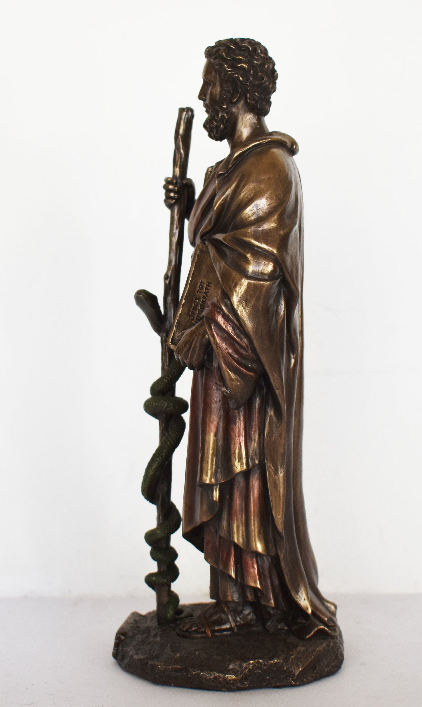 Hippocrates of Kos - Greek physician - the father of modern medicine - 460– 370 BC - Hippocratic School of Medicine - Cold Cast Bronze Resin