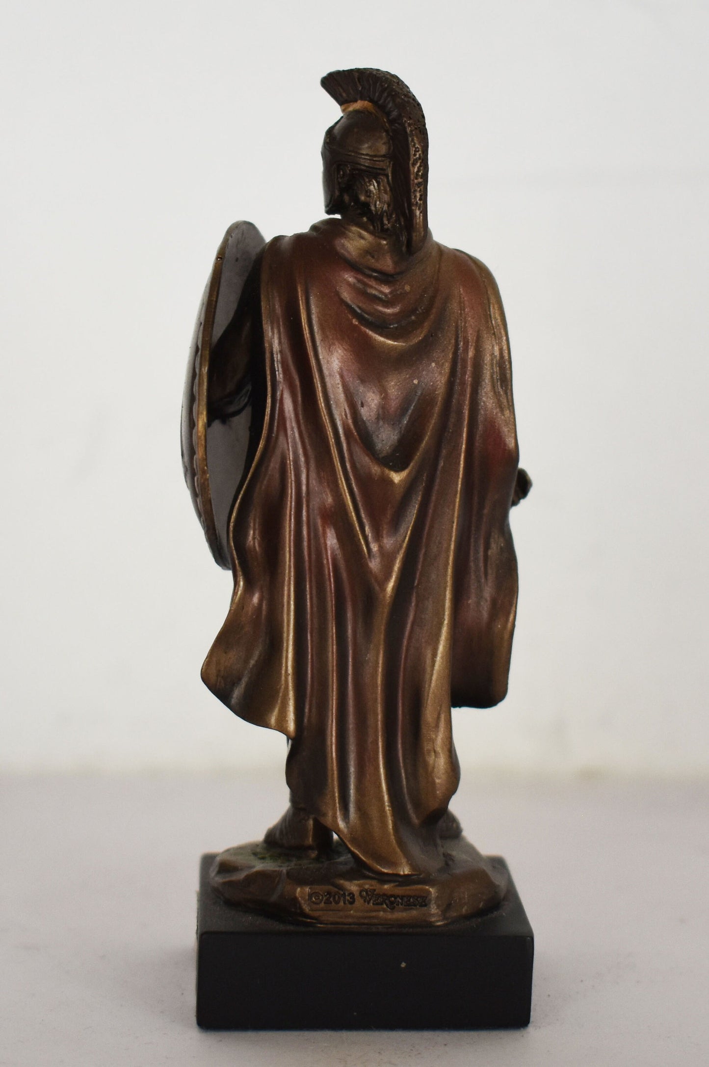 Leonidas Mini - Spartan King - Leader of 300 - Battle of Thermopylae - 480 BC - Molon Labe, Come and Take Them - Cold Cast Bronze Resin