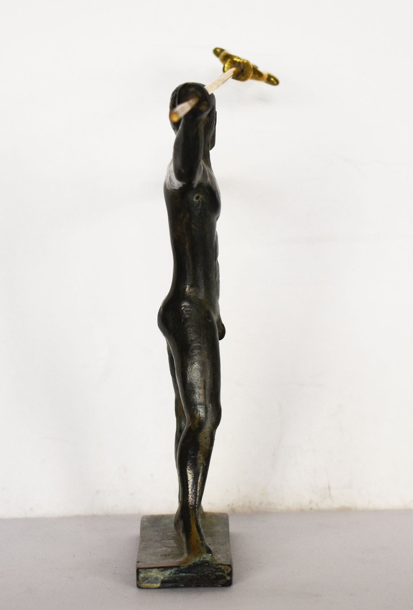 Poseidon Neptune - Greek Roman God of the Sea, Storms, Earthquakes and Horses - Greek Mythology - brother of Zeus - pure bronze statue