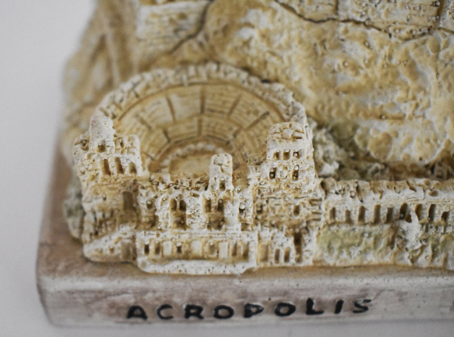 Acropolis of Athens - Defensively District Containing the Chief Municipal and Religious Buildings - Handmade - Casting Stone Statue