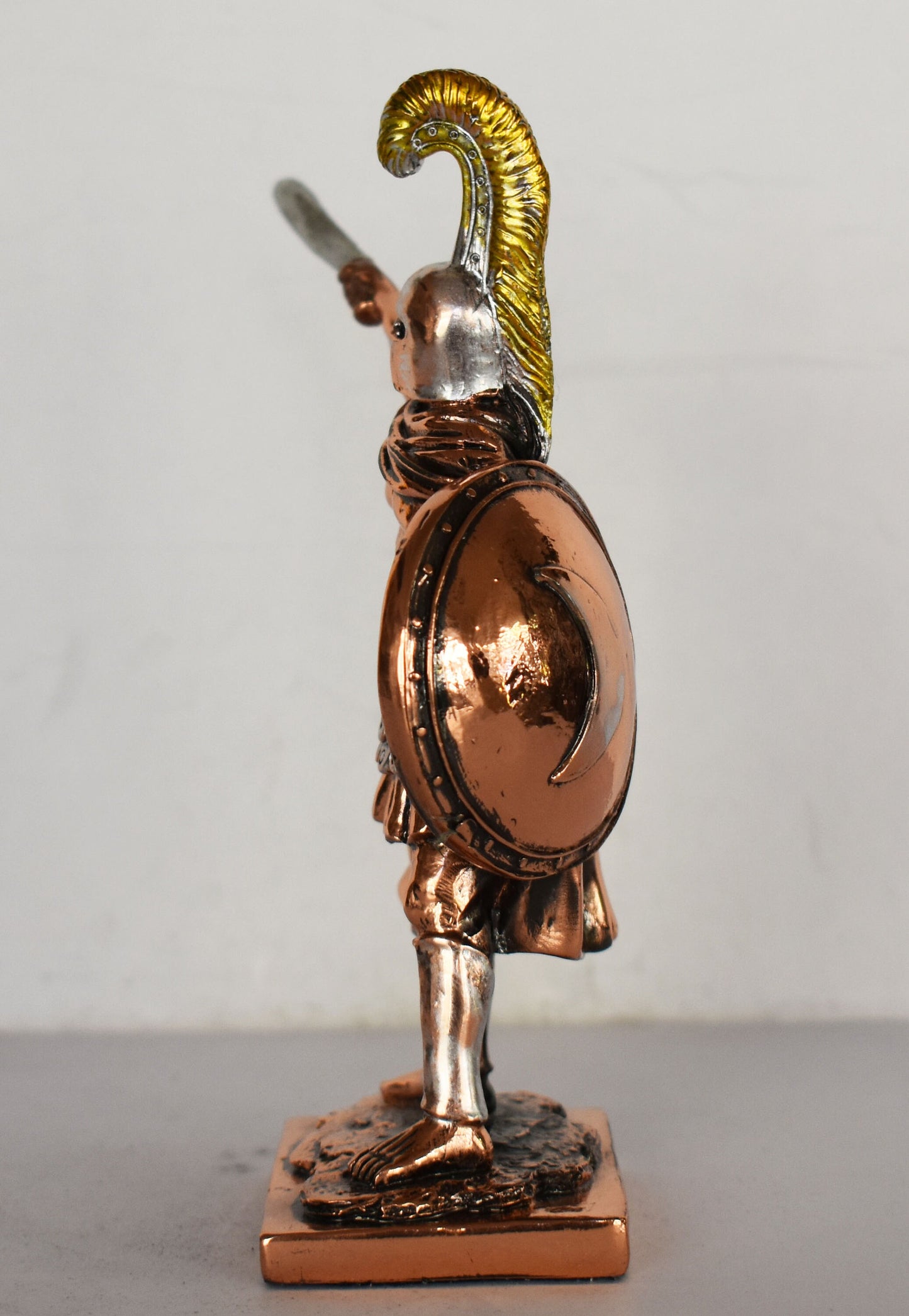 Ajax the Great - Son of Telamon, King of Salamis - Hero of Trojan War - Warrior of Great Courage - Copper Plated Alabaster