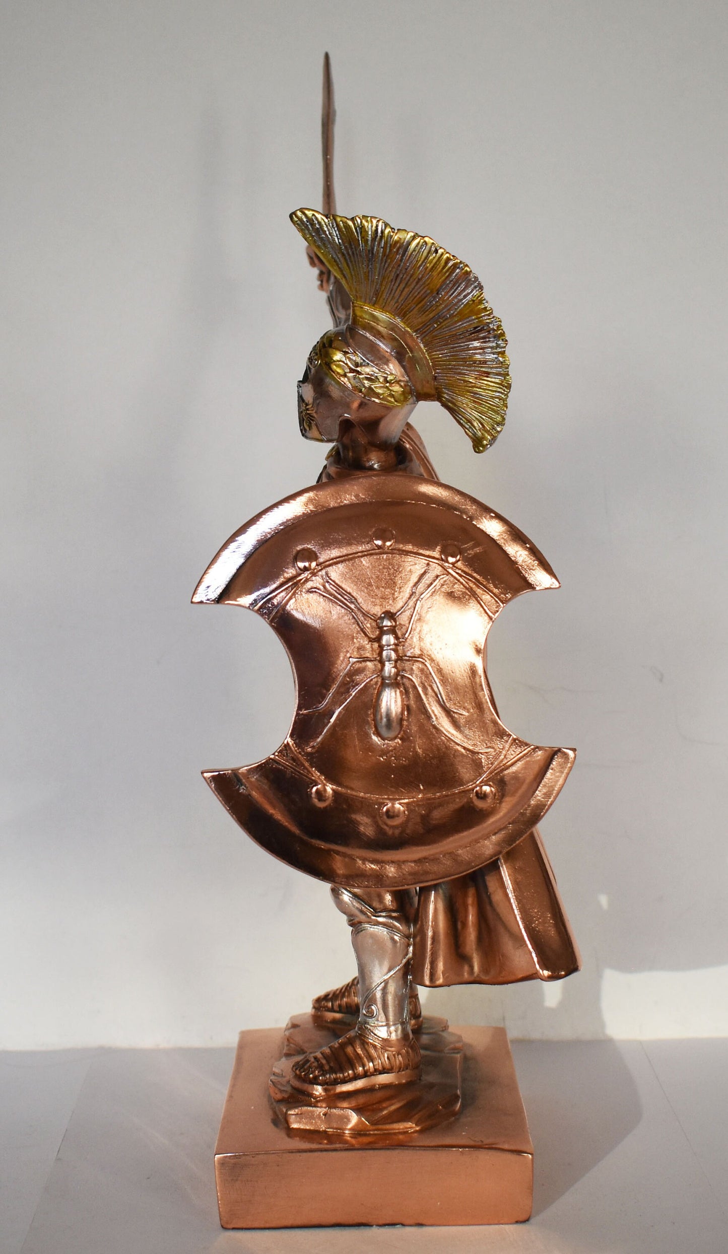 Myrmidon Soldier - Ancient Nation of Greek Mythology - Achilles Army - Homer's Iliad - Trojan War - Copper Plated Alabaster